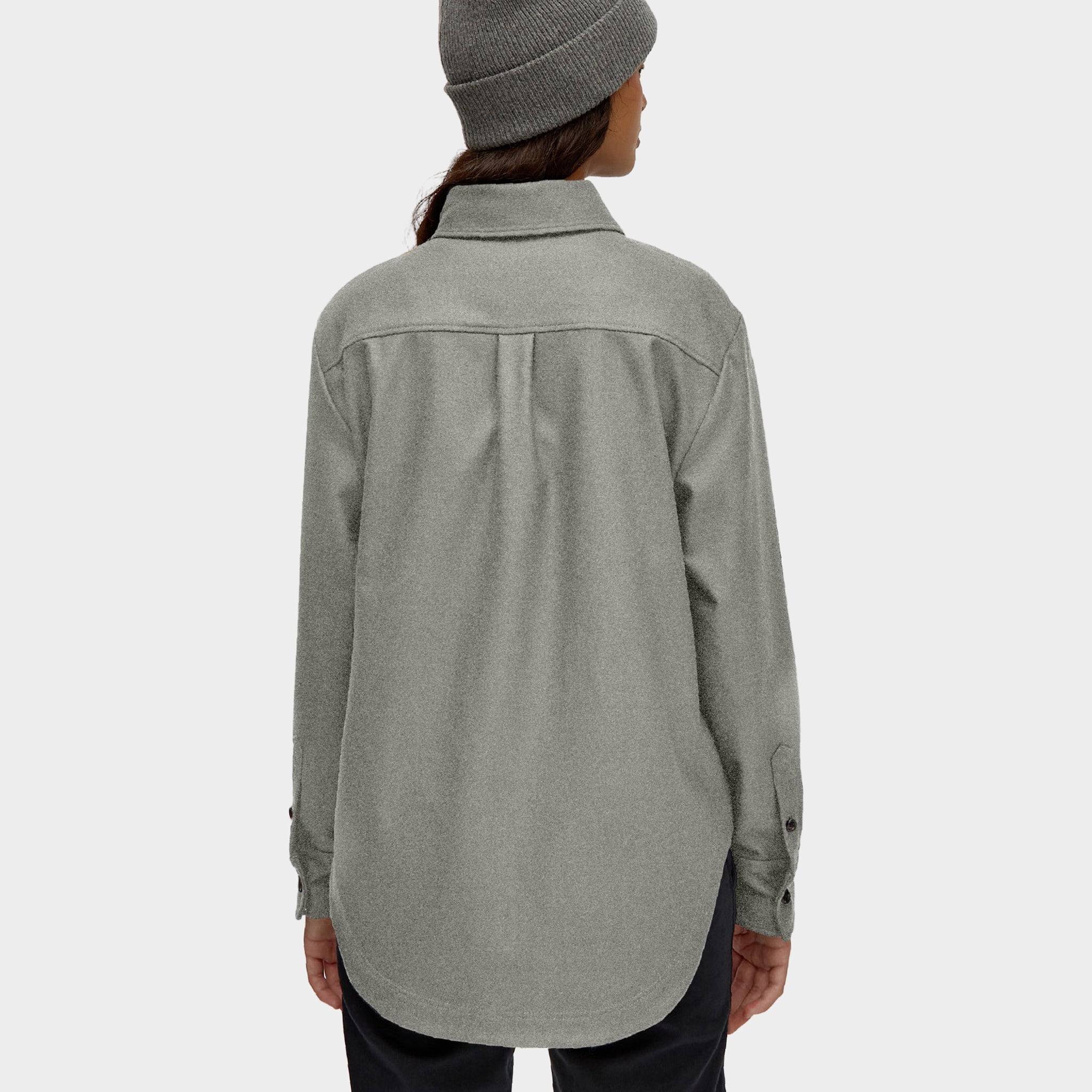 Italian Wool Shirt Jacket - Image 6