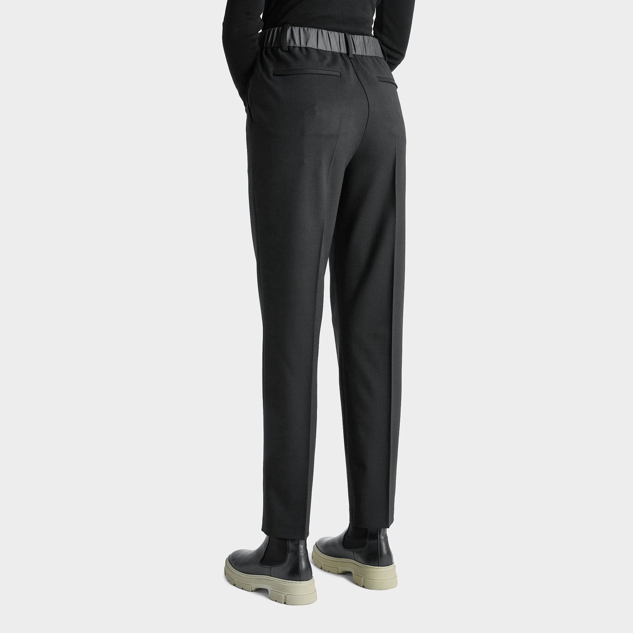 Straight Leg Wool Tech Trouser - Image 10