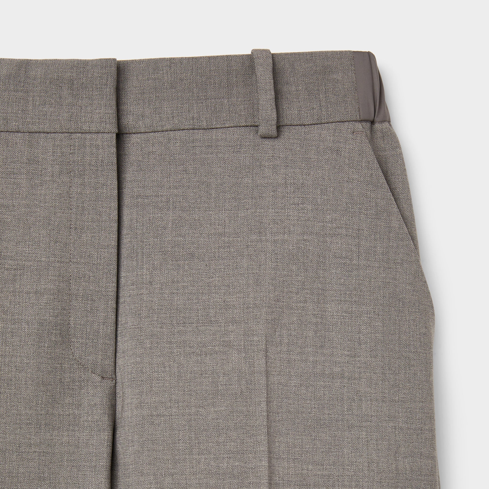 Straight Leg Wool Tech Trouser - Image 5