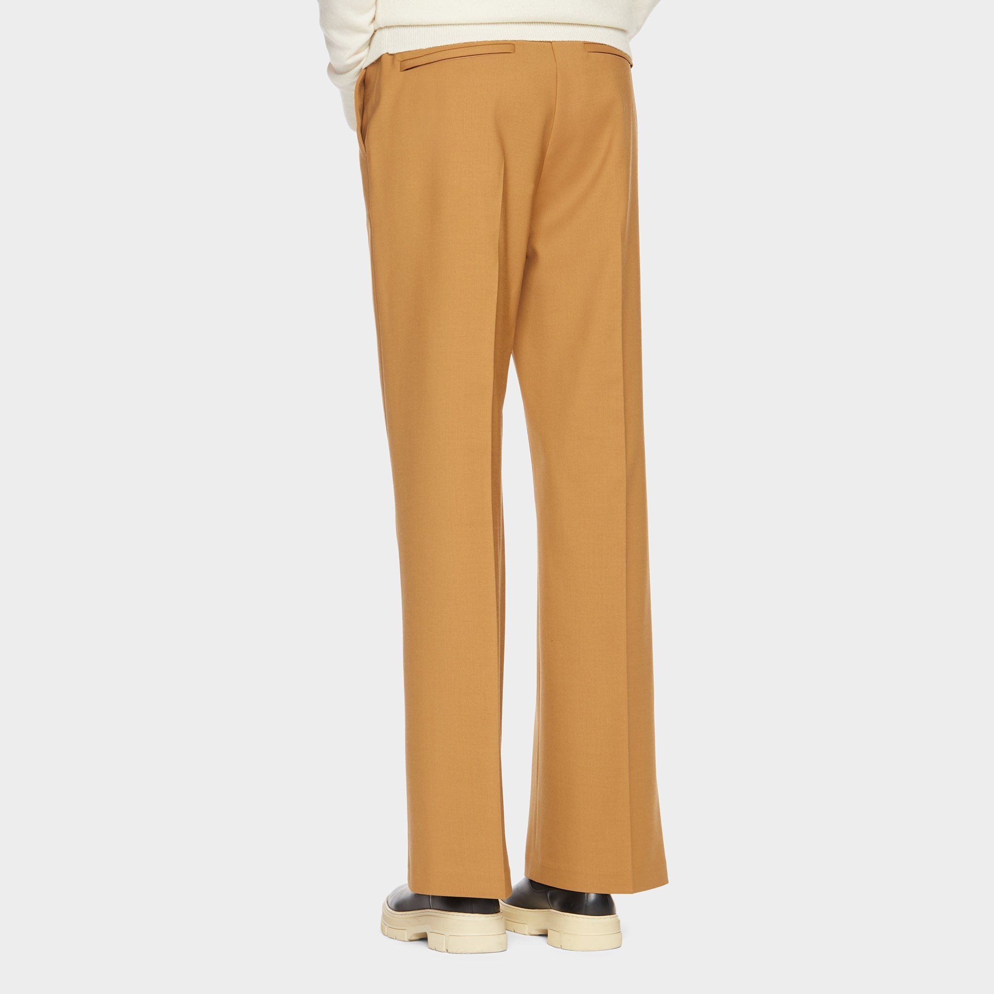 Wide Leg Wool Tech Trouser - Image 4