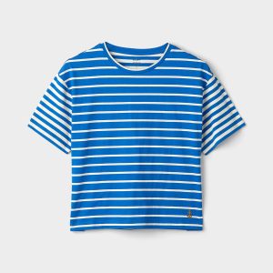 Marine Stripe Boxy Tee