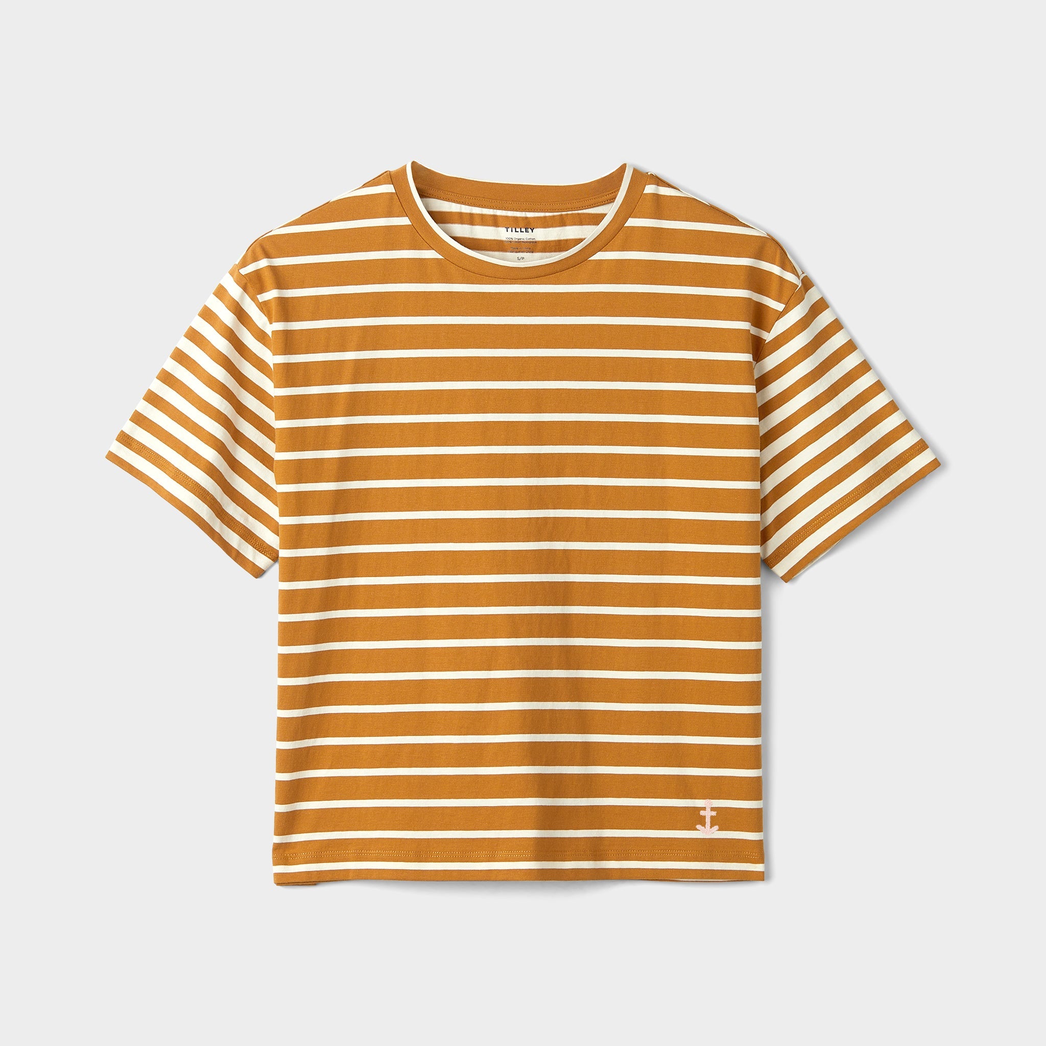 Marine Stripe Boxy Tee - Image 8
