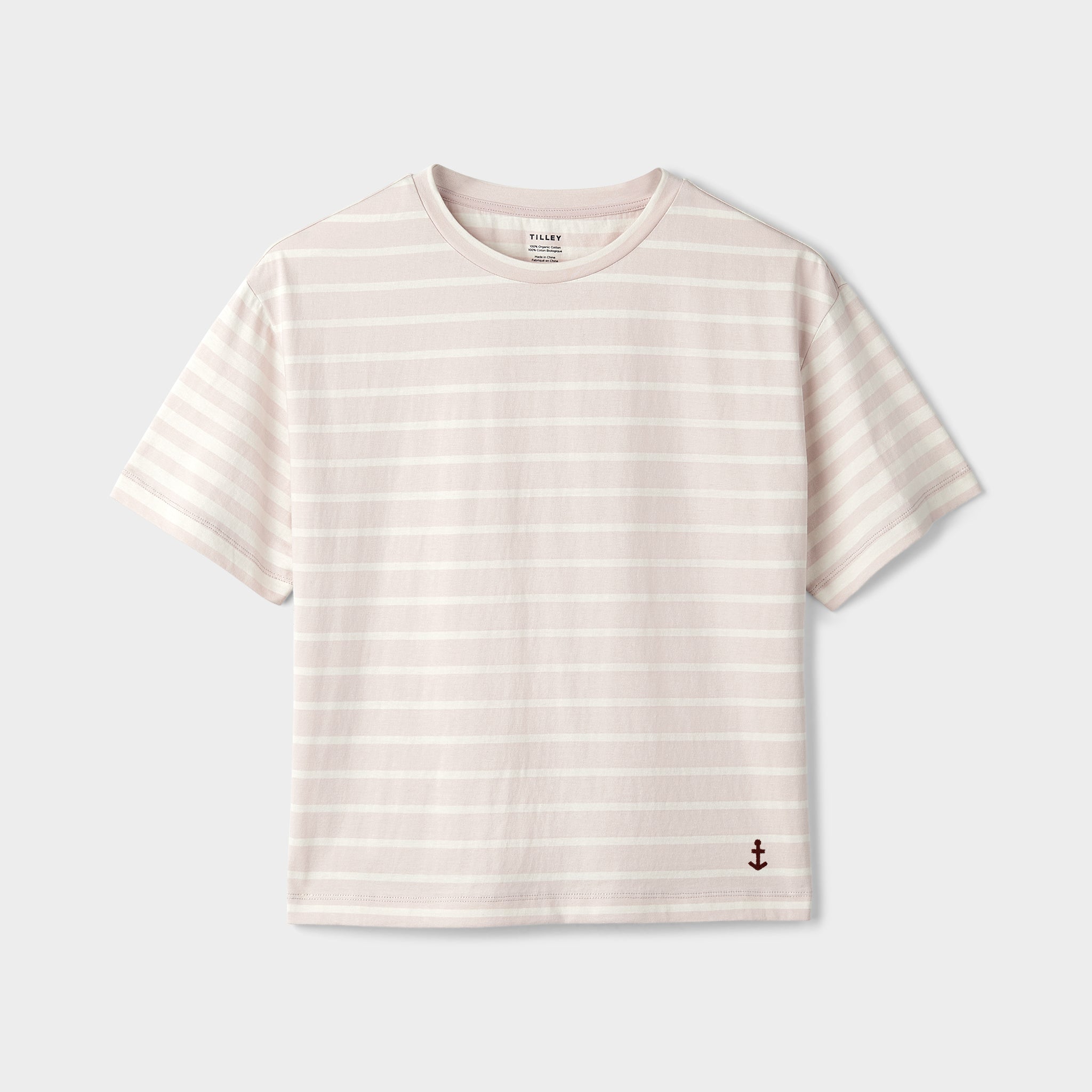 Marine Stripe Boxy Tee - Image 15