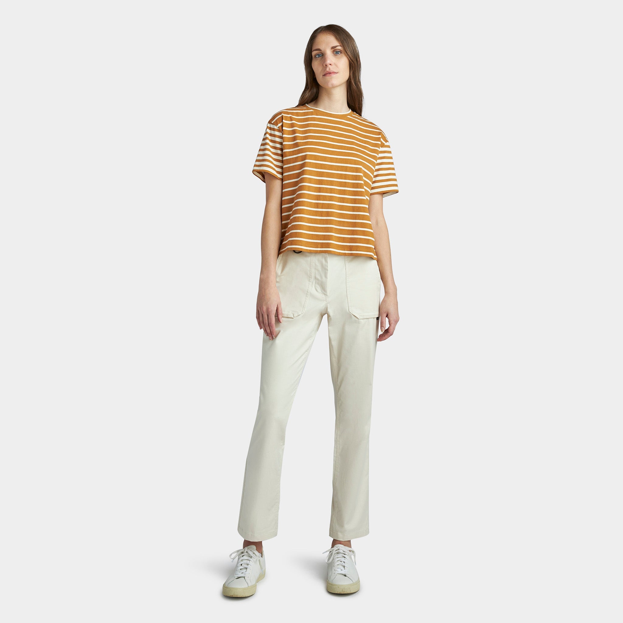Marine Stripe Boxy Tee - Image 14