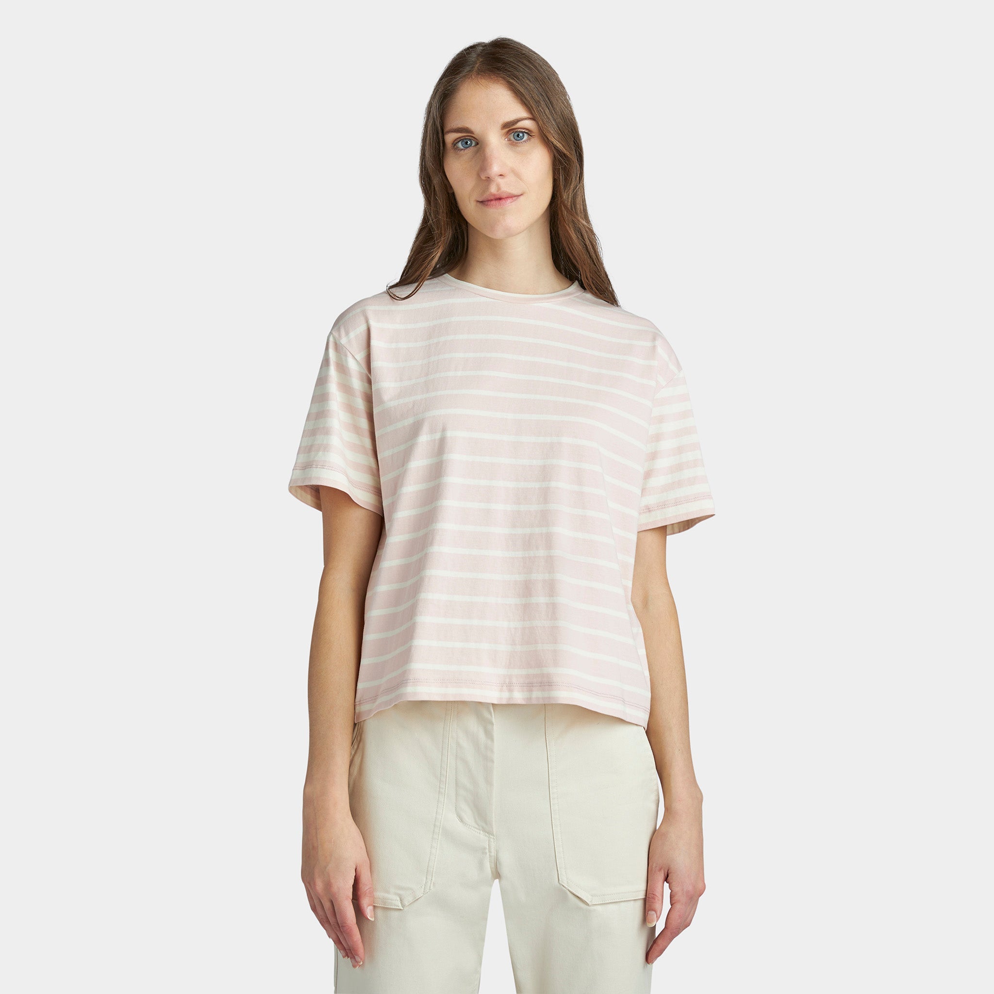 Marine Stripe Boxy Tee - Image 18