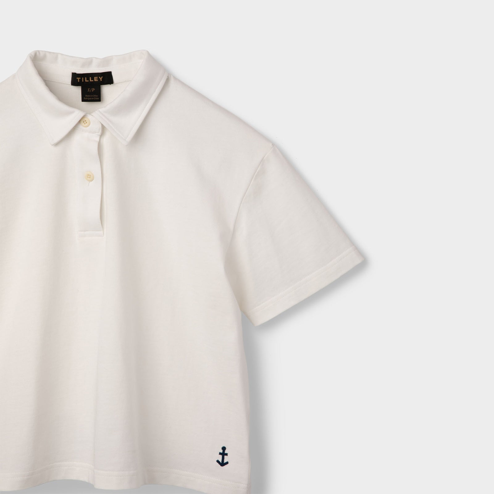 Marine Cropped Polo - Image 9