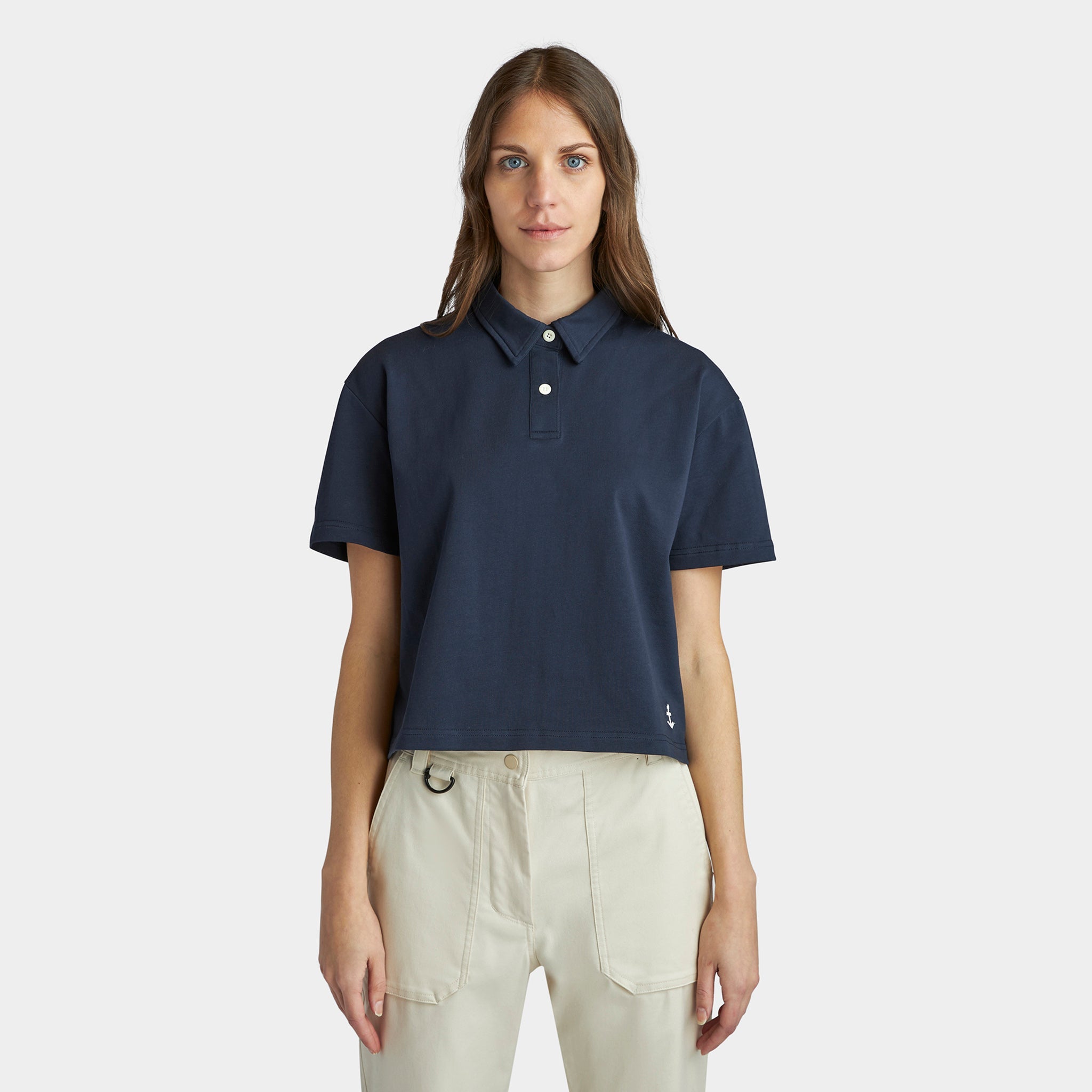Marine Cropped Polo - Image 3