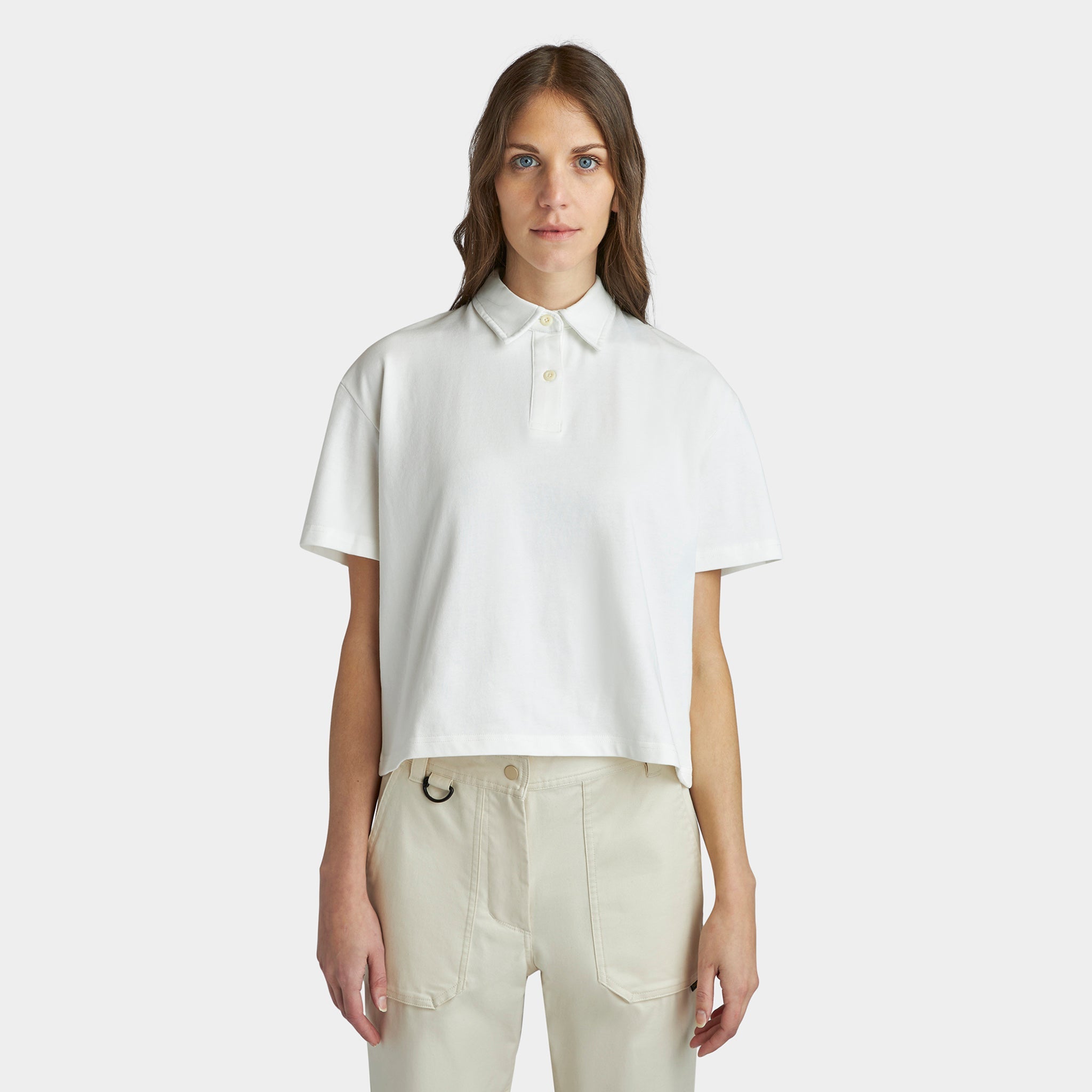 Marine Cropped Polo - Image 6