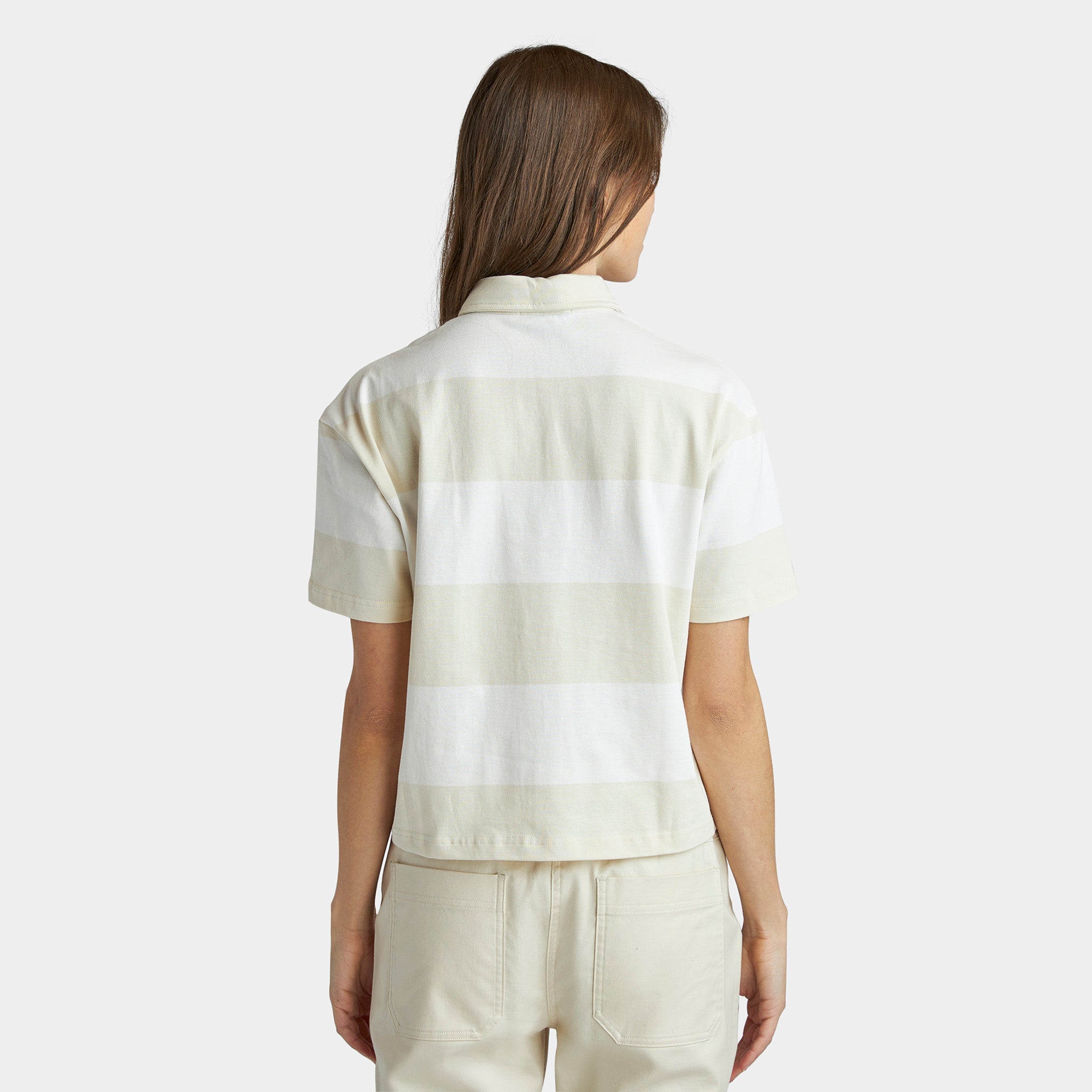 Stripe Marine Cropped Polo - Image 18