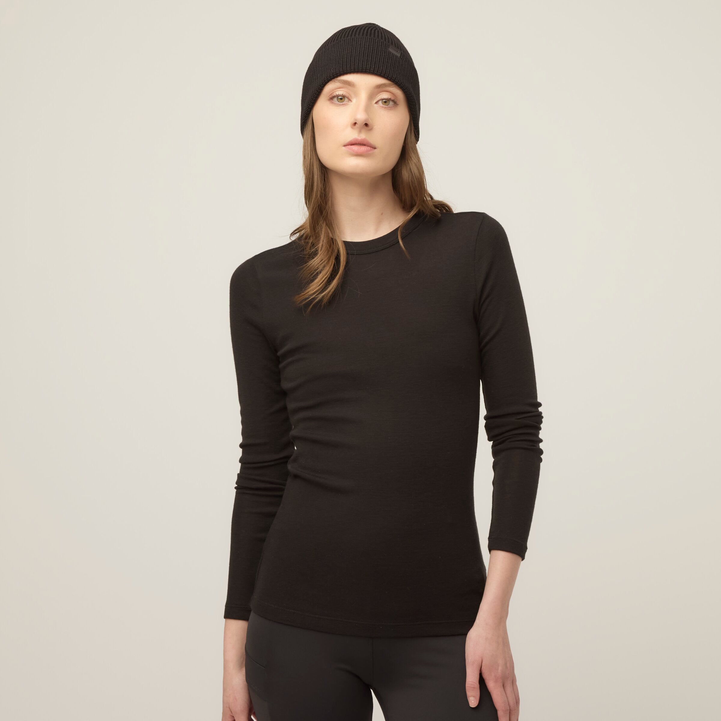 Merino Rib Long Sleeve Shirt