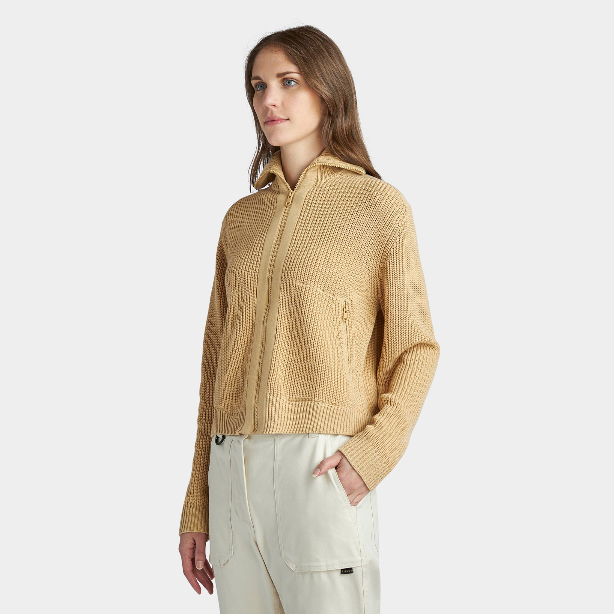 Cool Cotton Sweater Jacket - Image 12