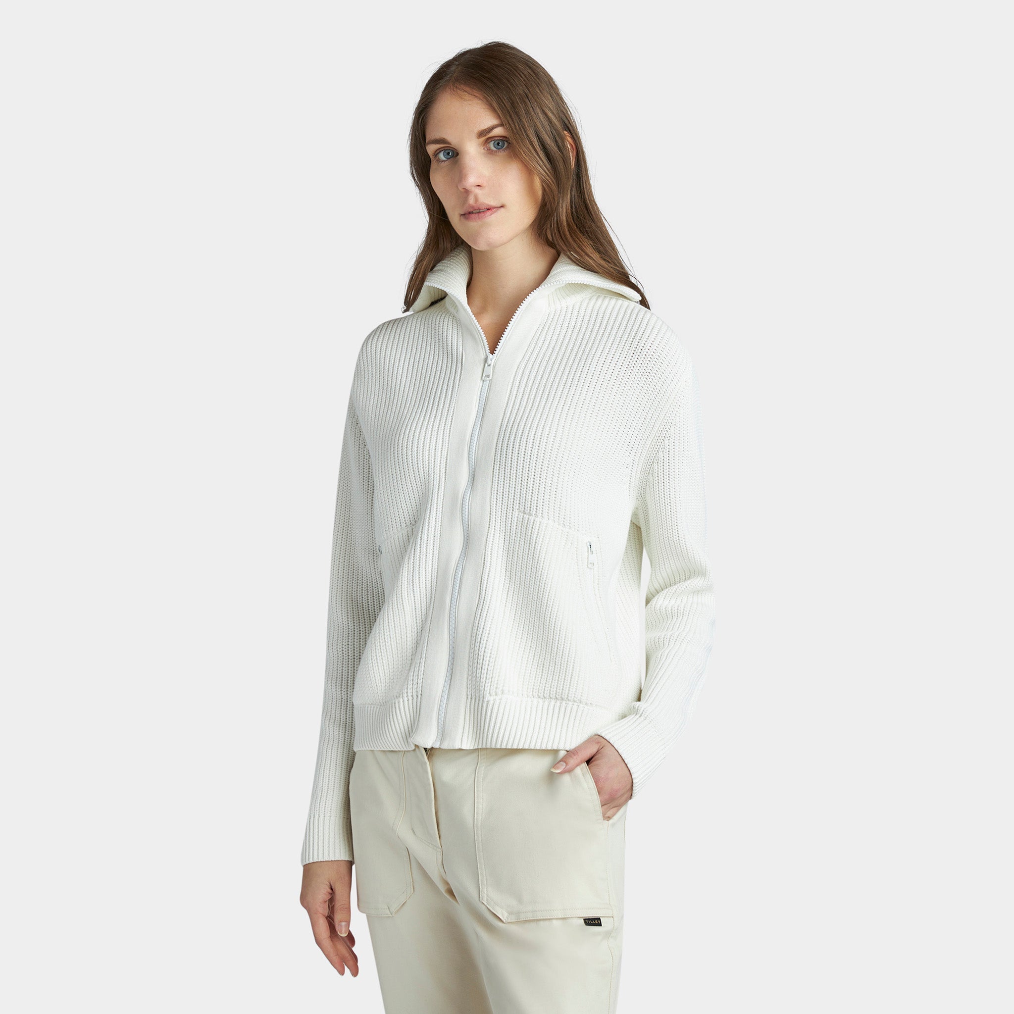 Cool Cotton Sweater Jacket - Image 3