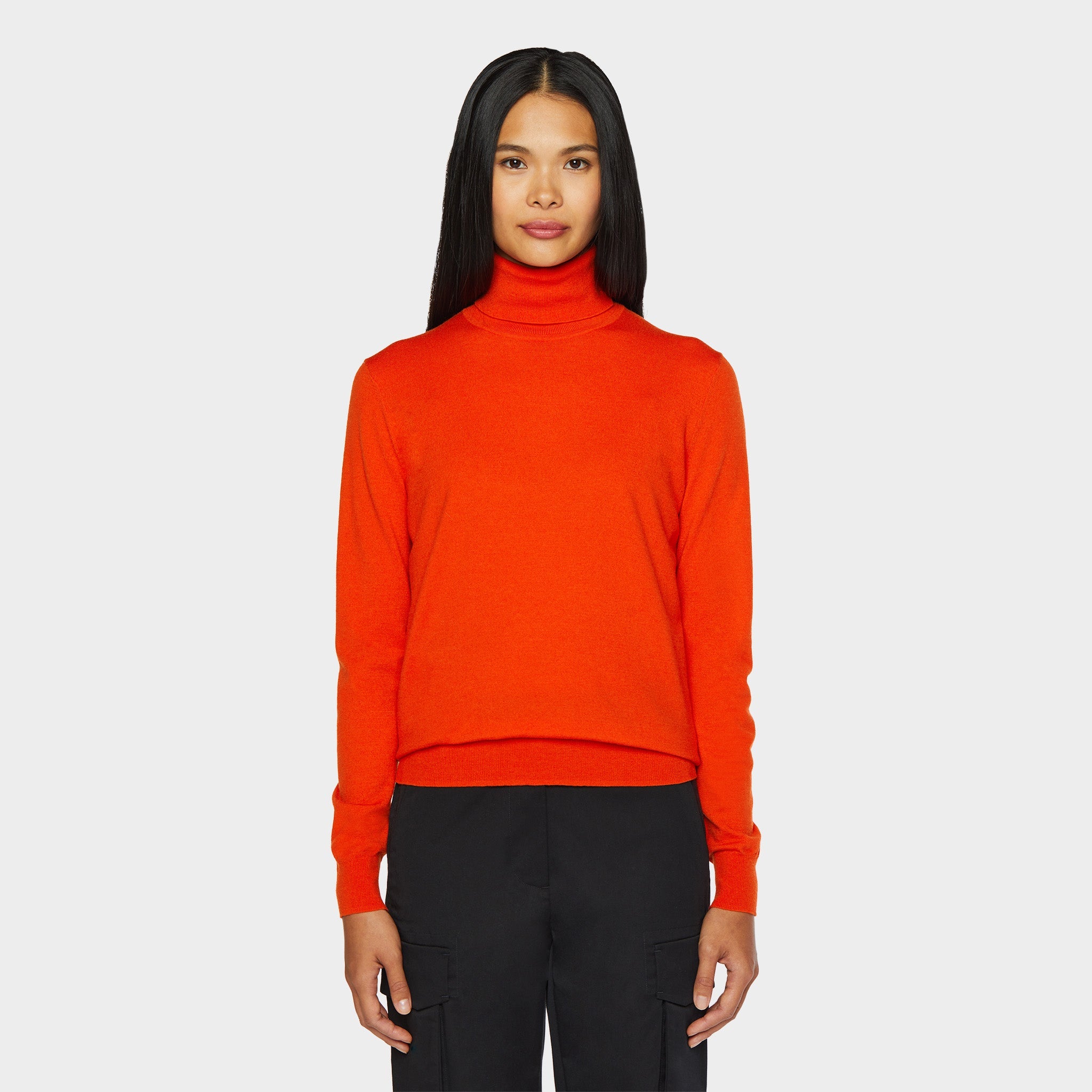 Stretch Merino Turtleneck - Image 2