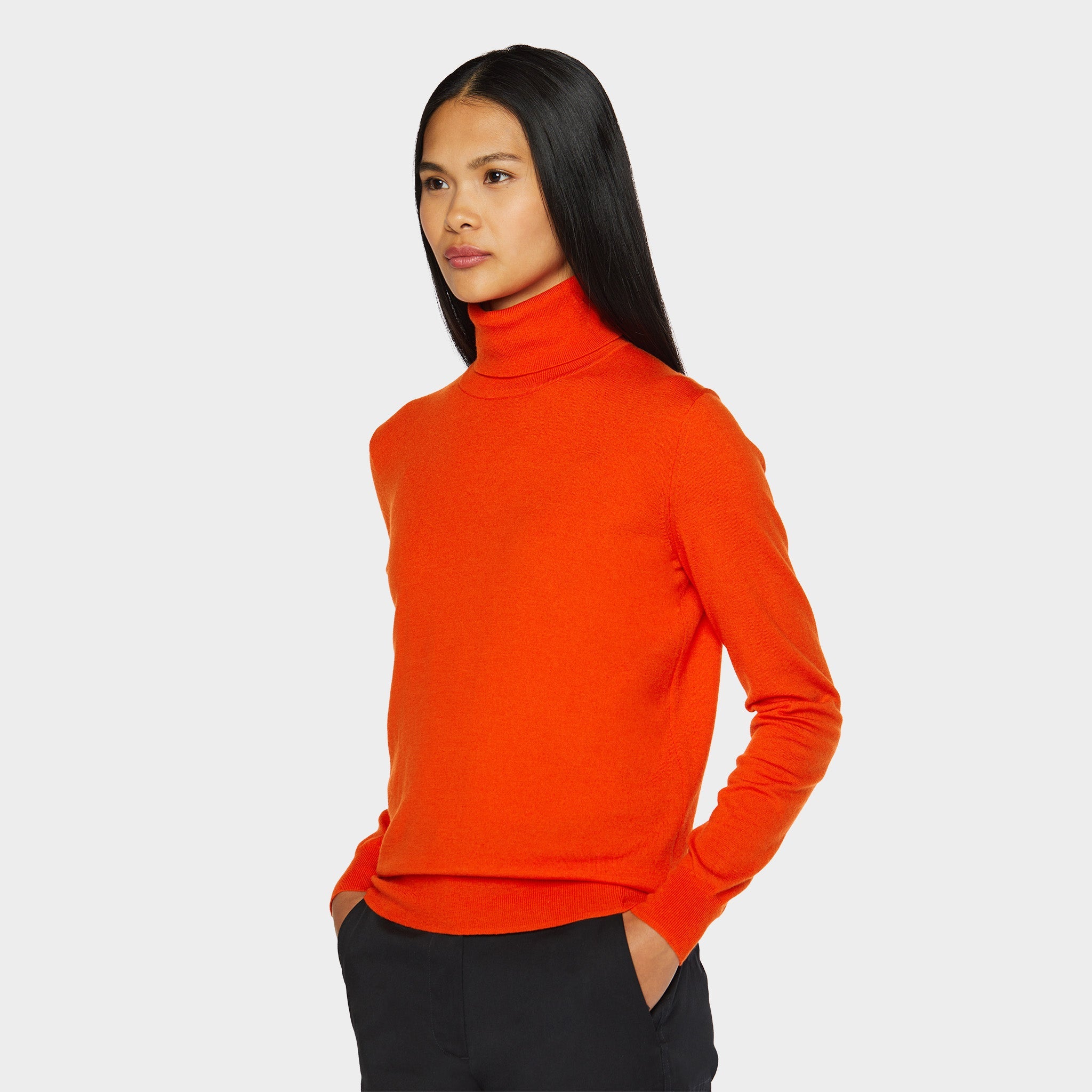 Stretch Merino Turtleneck - Image 3
