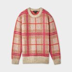 Plaid Mohair Sweater