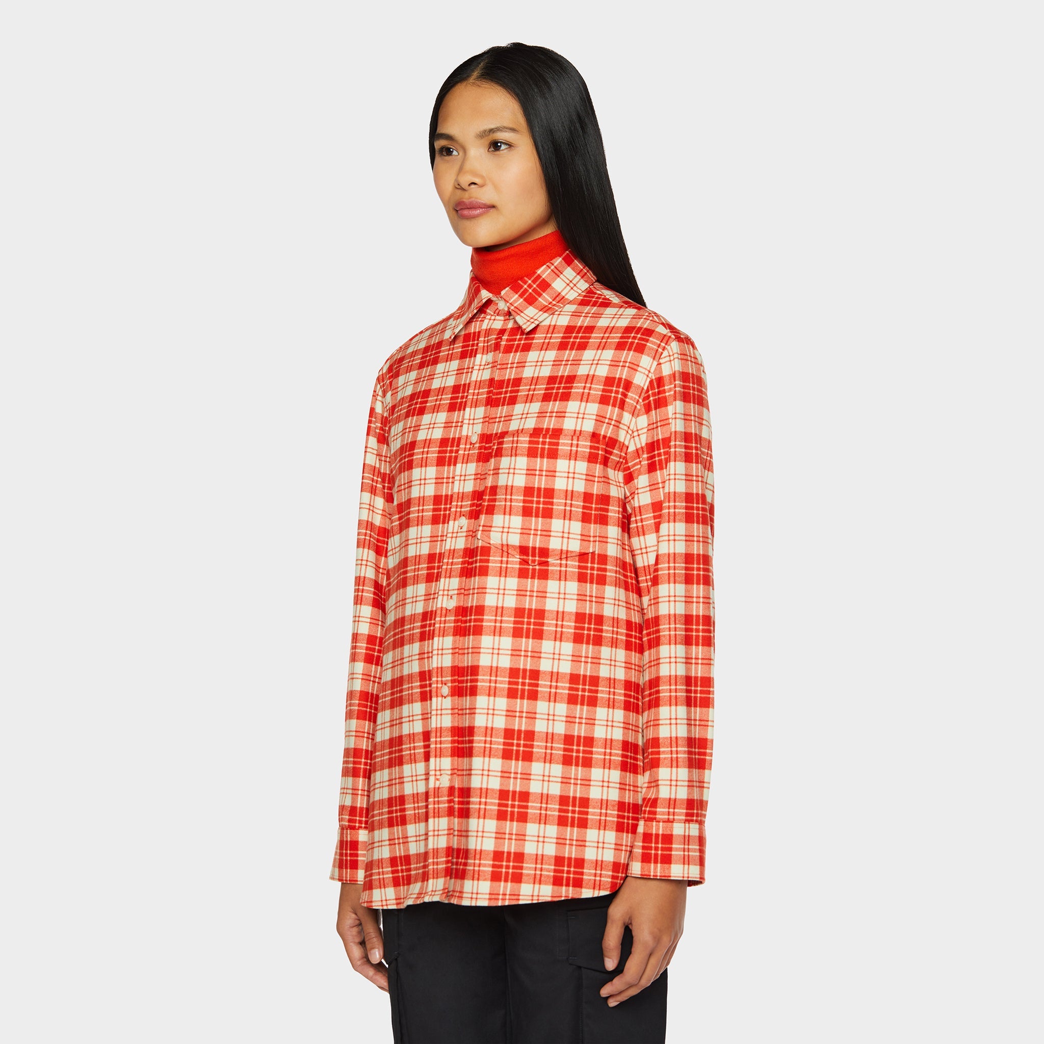 Plaid Flannel Shirt - Image 3