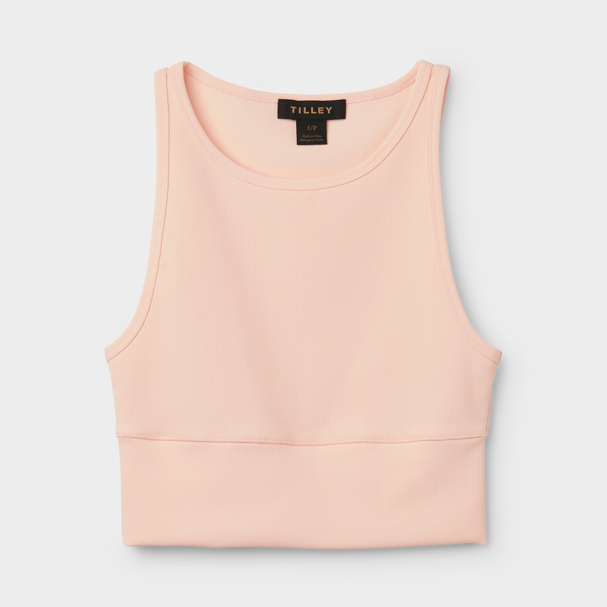 Fitted Rib Cropped Tank