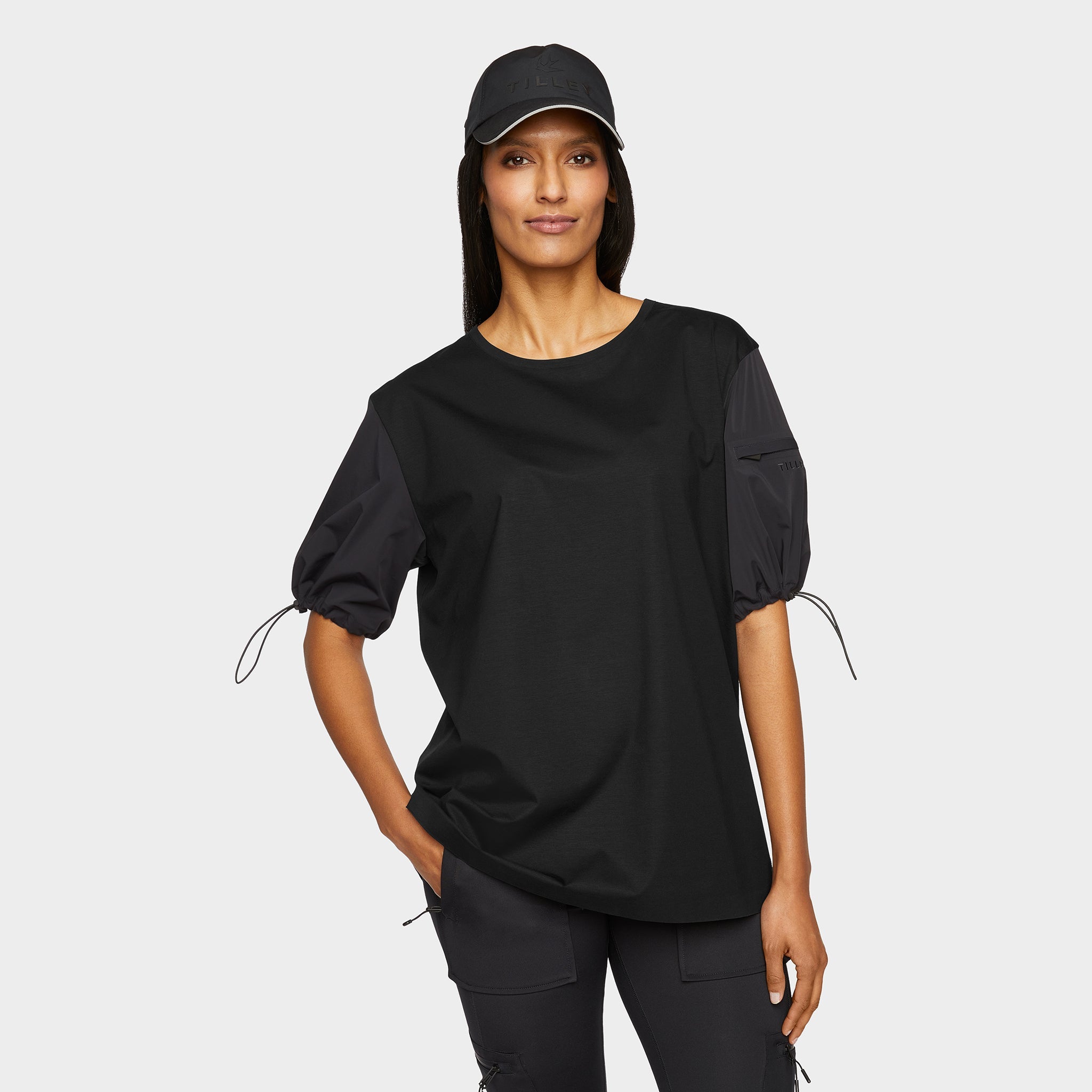 Woven Sleeve Tee - Image 3