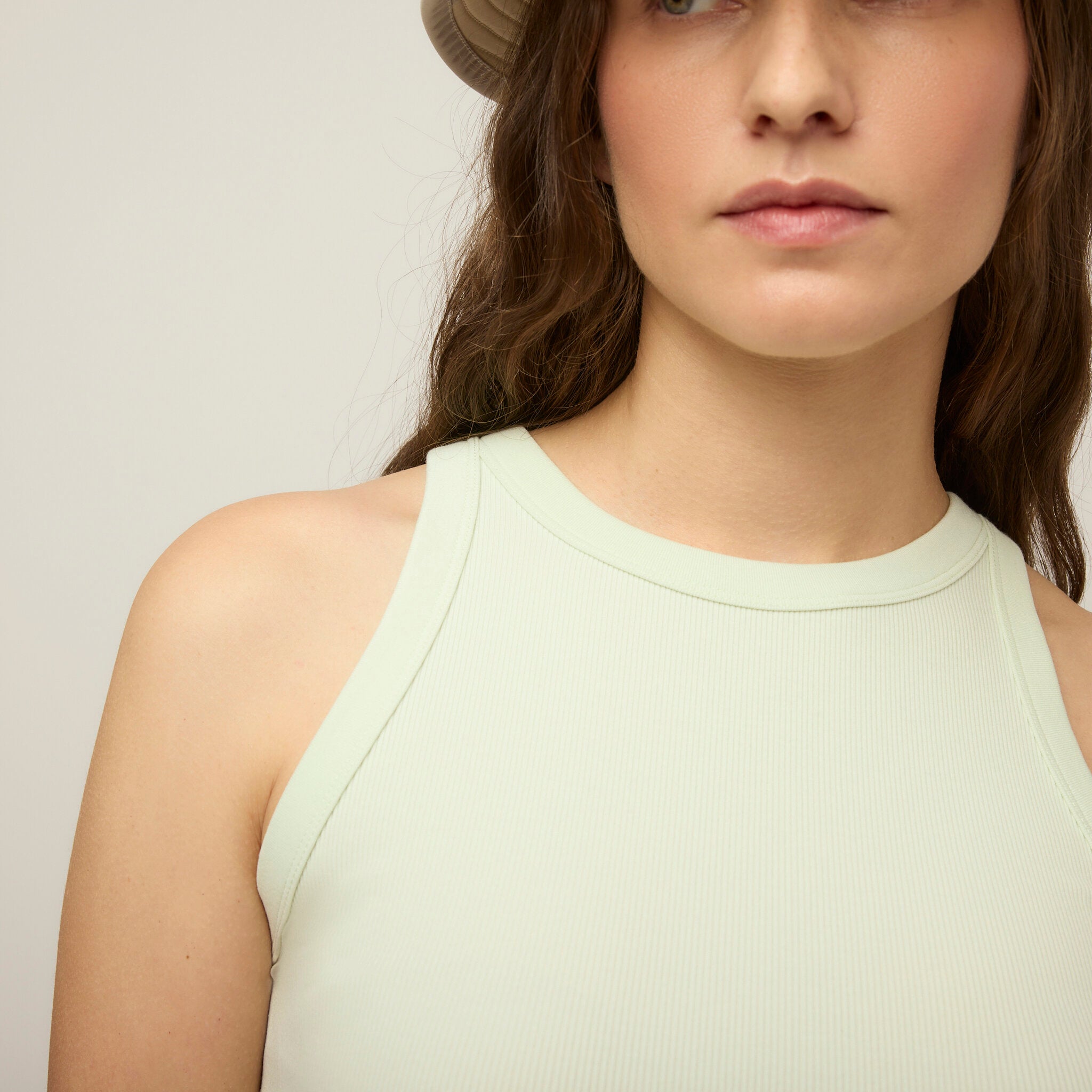 High Neck Rib Tank - Image 13