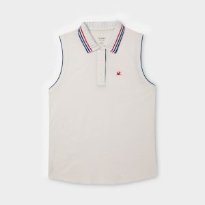 Sleeveless Pique Polo