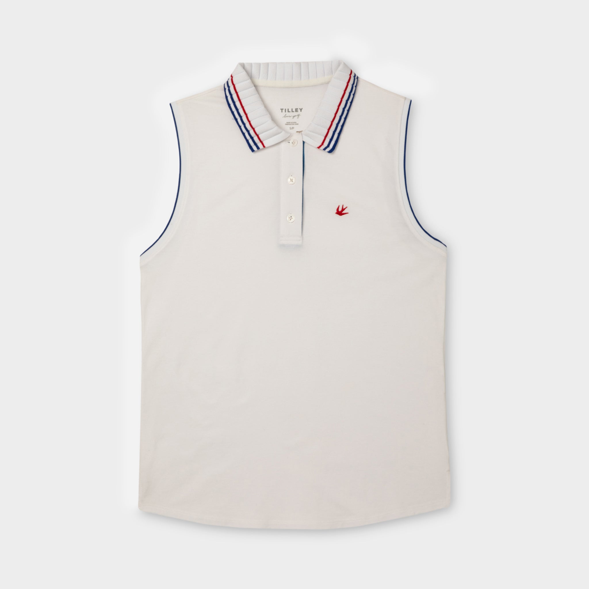 Sleeveless Pique Polo