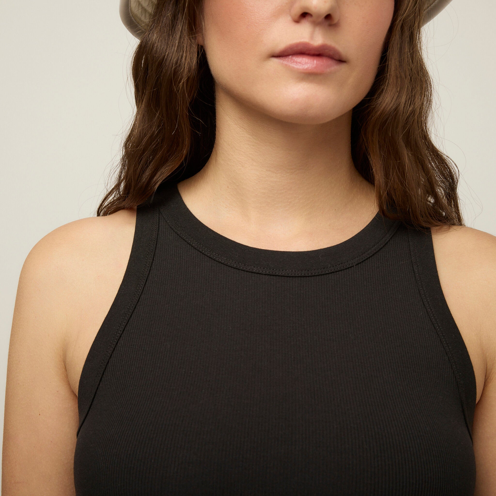 High Neck Rib Tank - Image 23