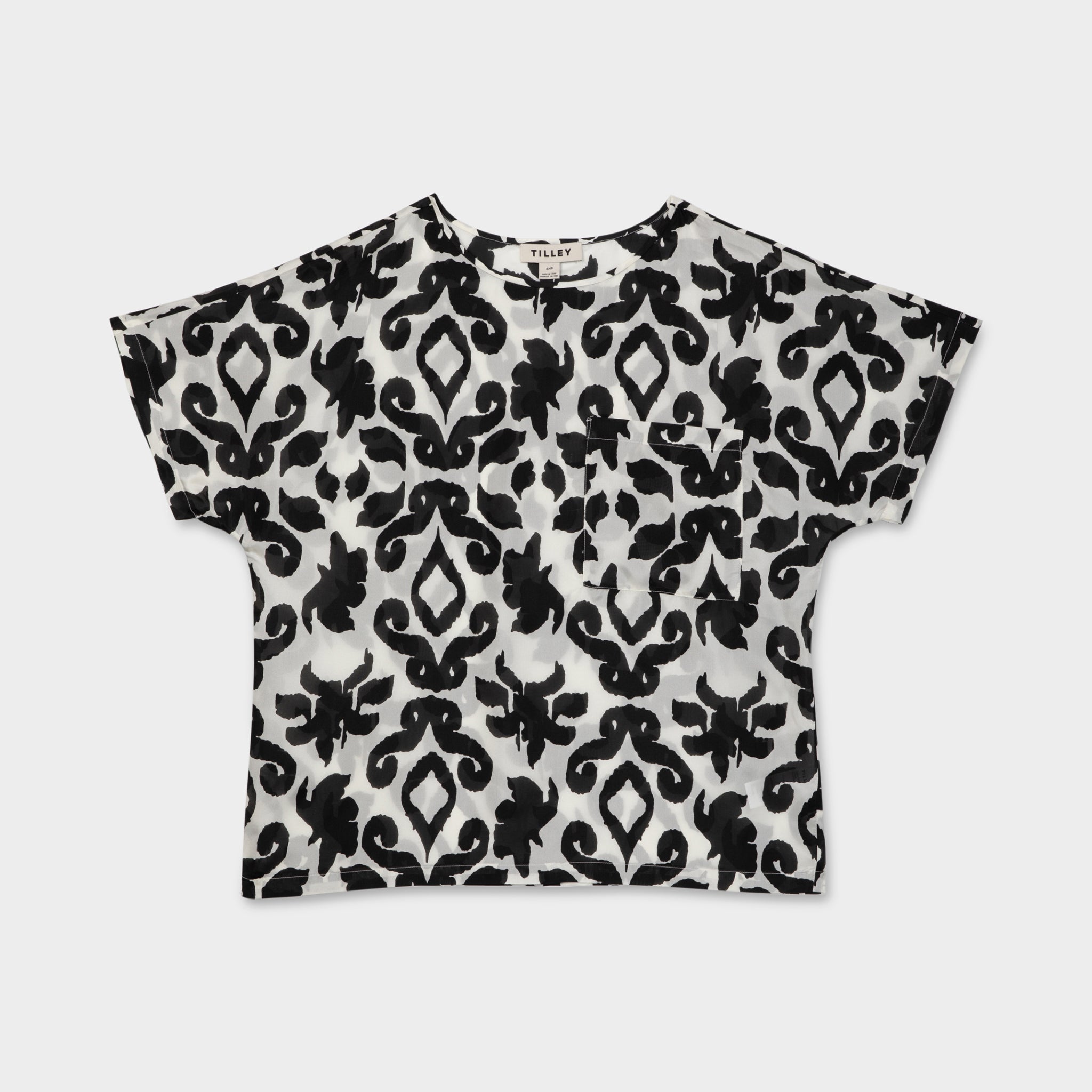 Slouchy Silk Tee - Image 7