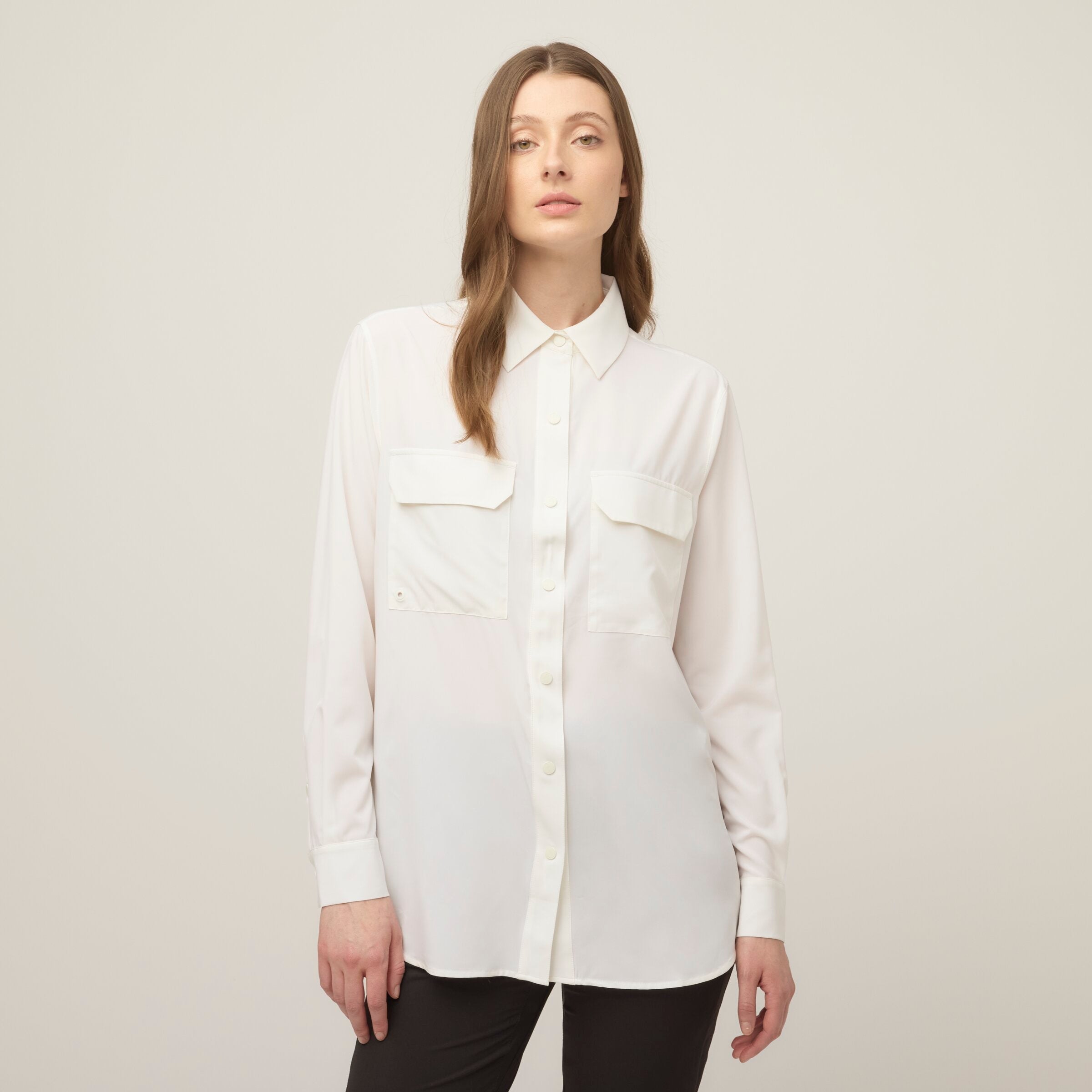 Tech Slk Long Sleeve Pocket Button Down - Image 12