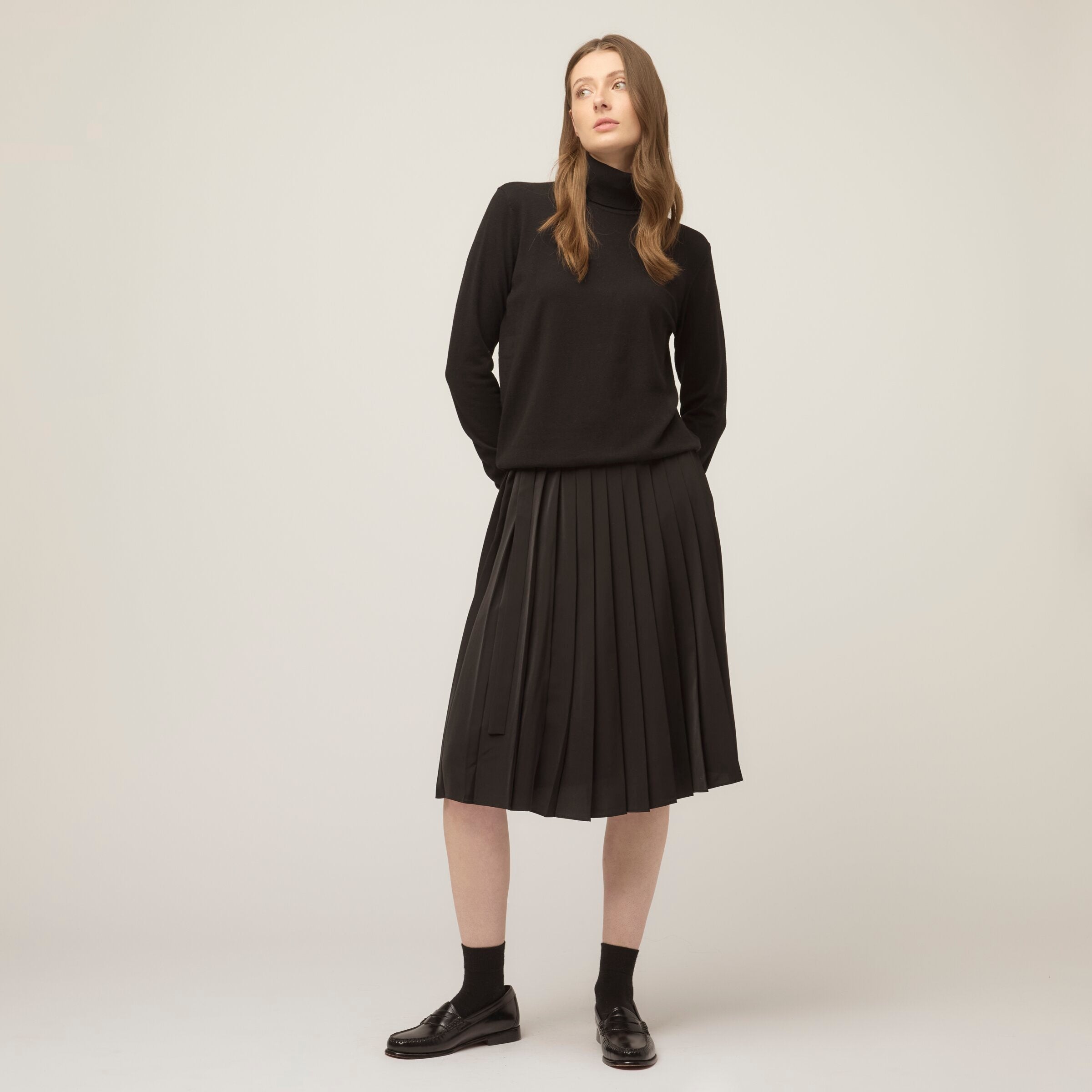 Tech Slk Pleated Skirt - Image 15