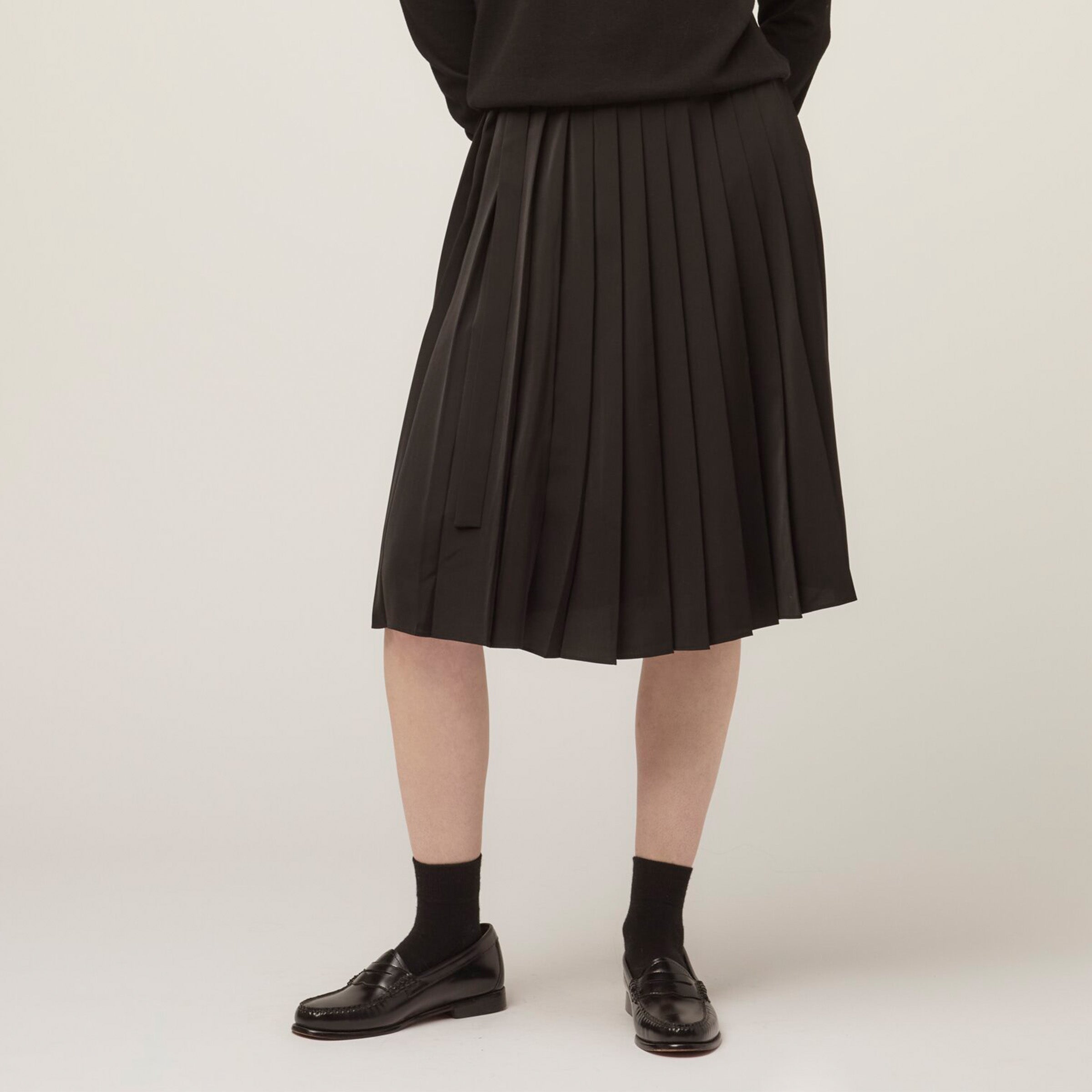 Tech Slk Pleated Skirt - Image 11