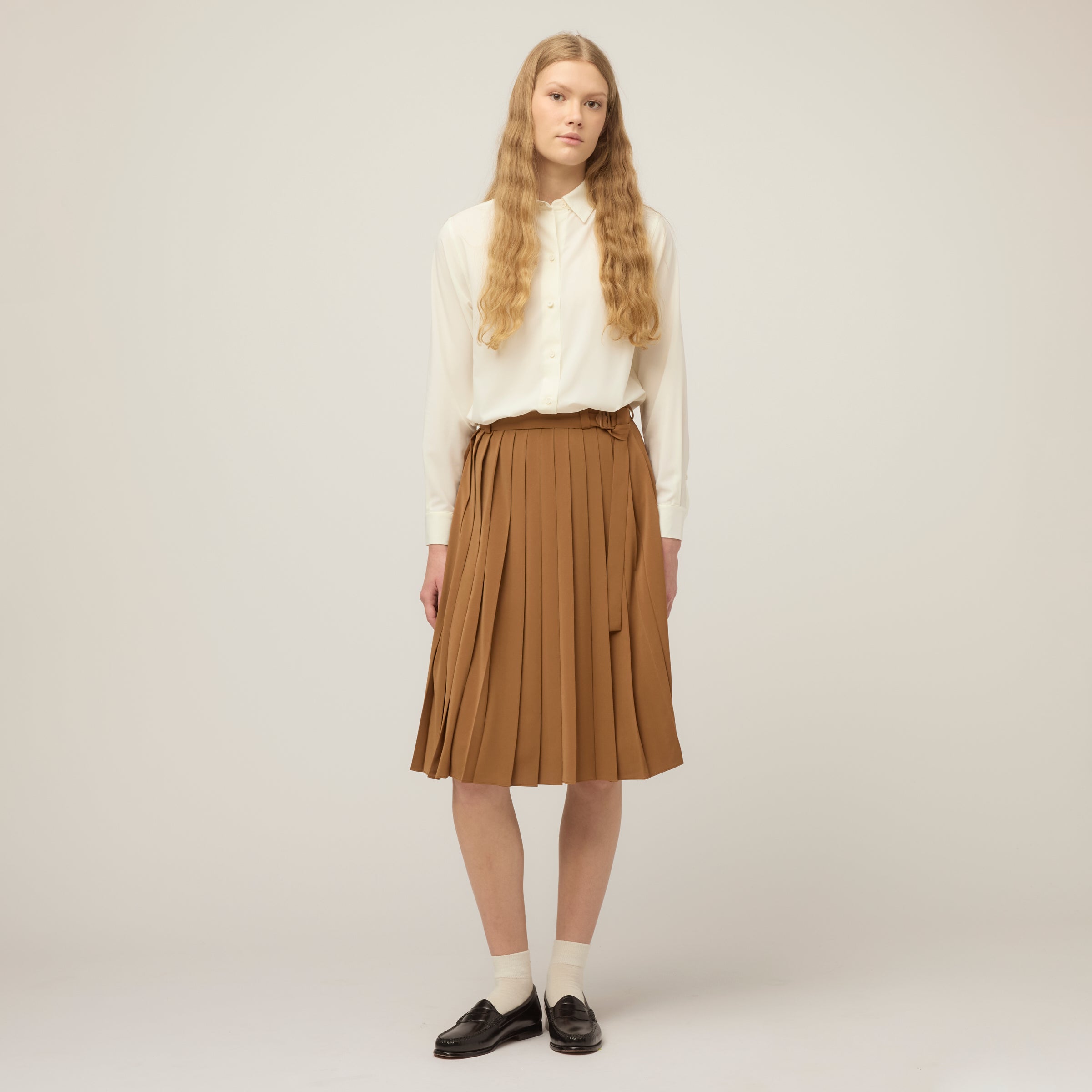 Tech Slk Pleated Skirt - Image 21