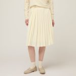 Tech Slk Pleated Skirt