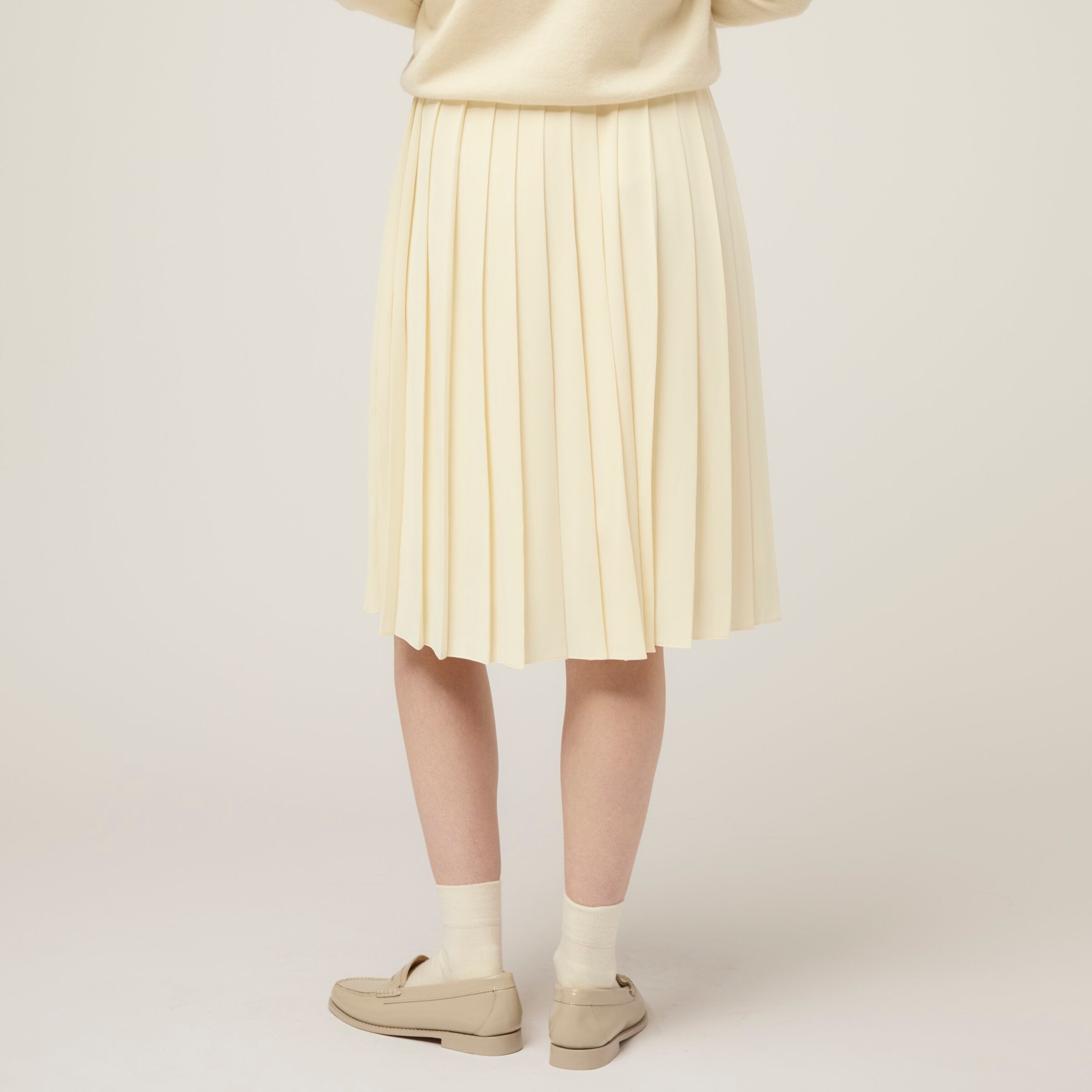 Tech Slk Pleated Skirt - Image 3