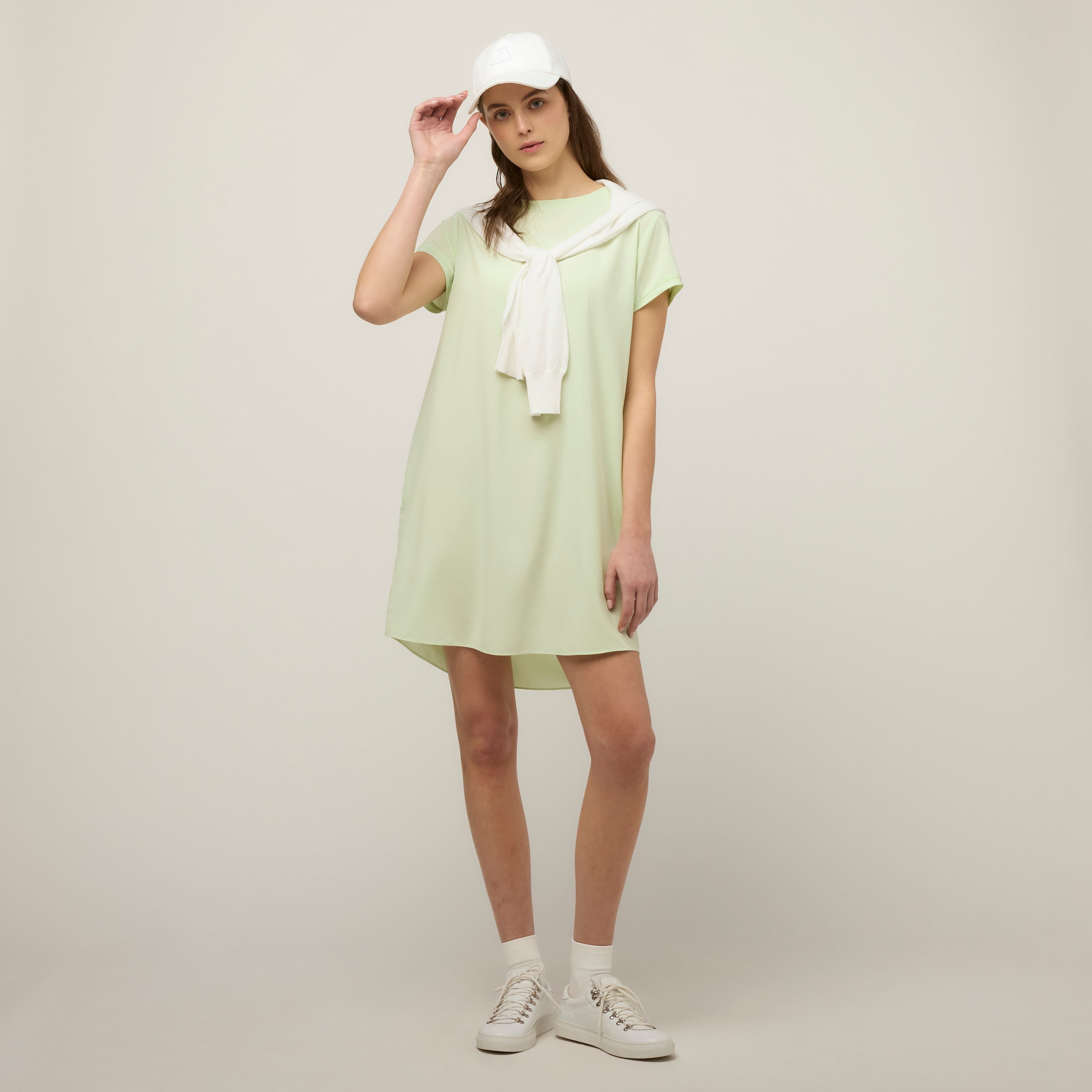 Tech Slk Tee Dress - Image 4