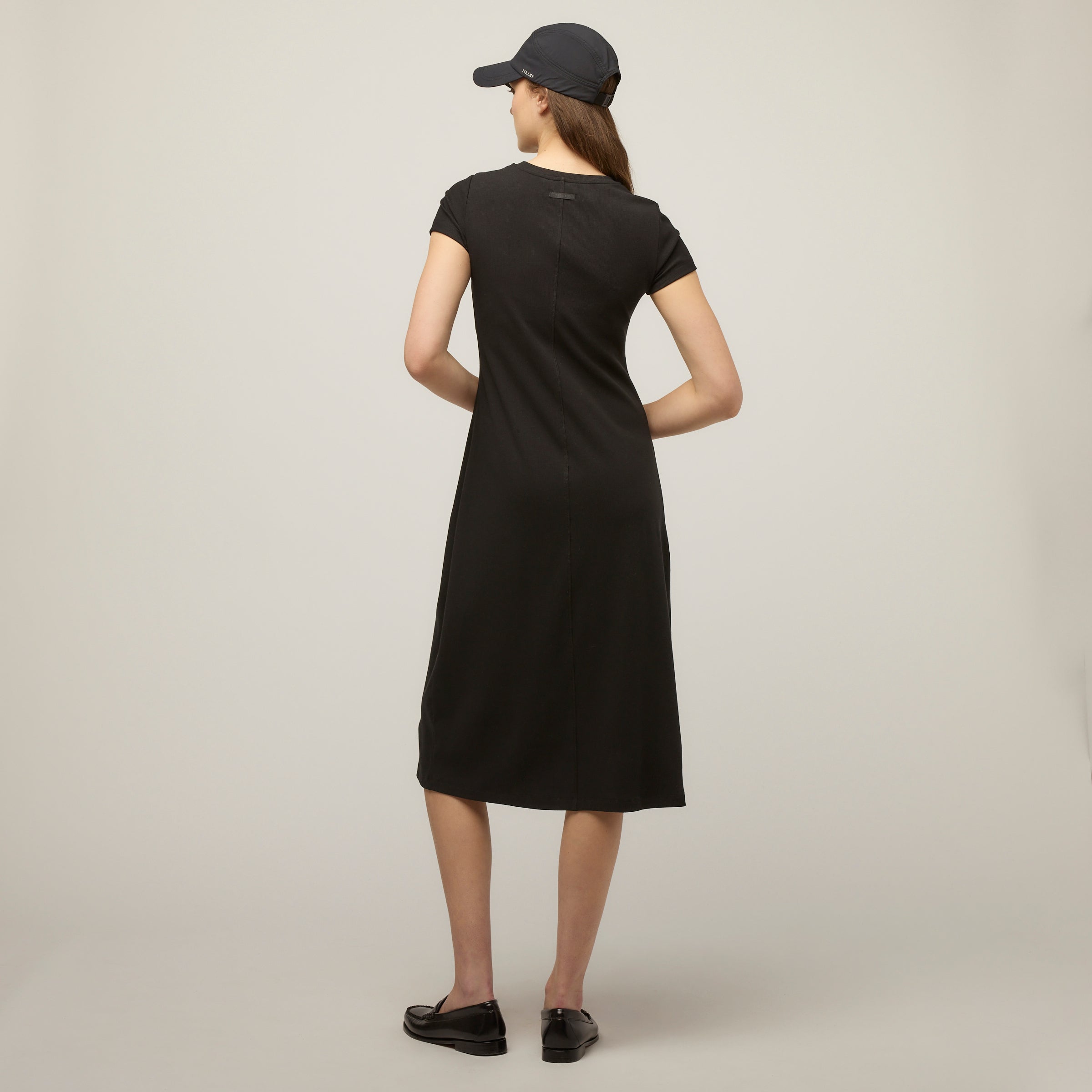 Short Sleeve Rib Tee Dress - Image 16