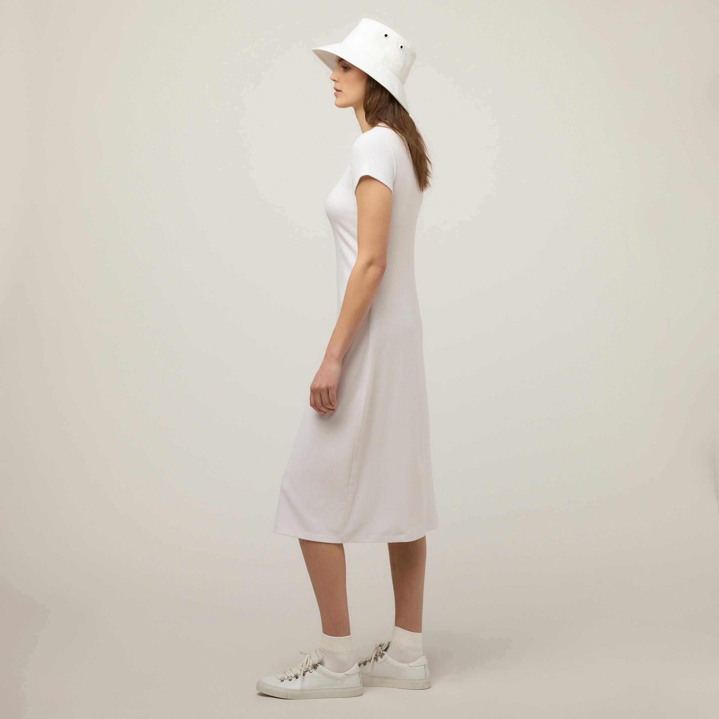 Short Sleeve Rib Tee Dress - Image 20