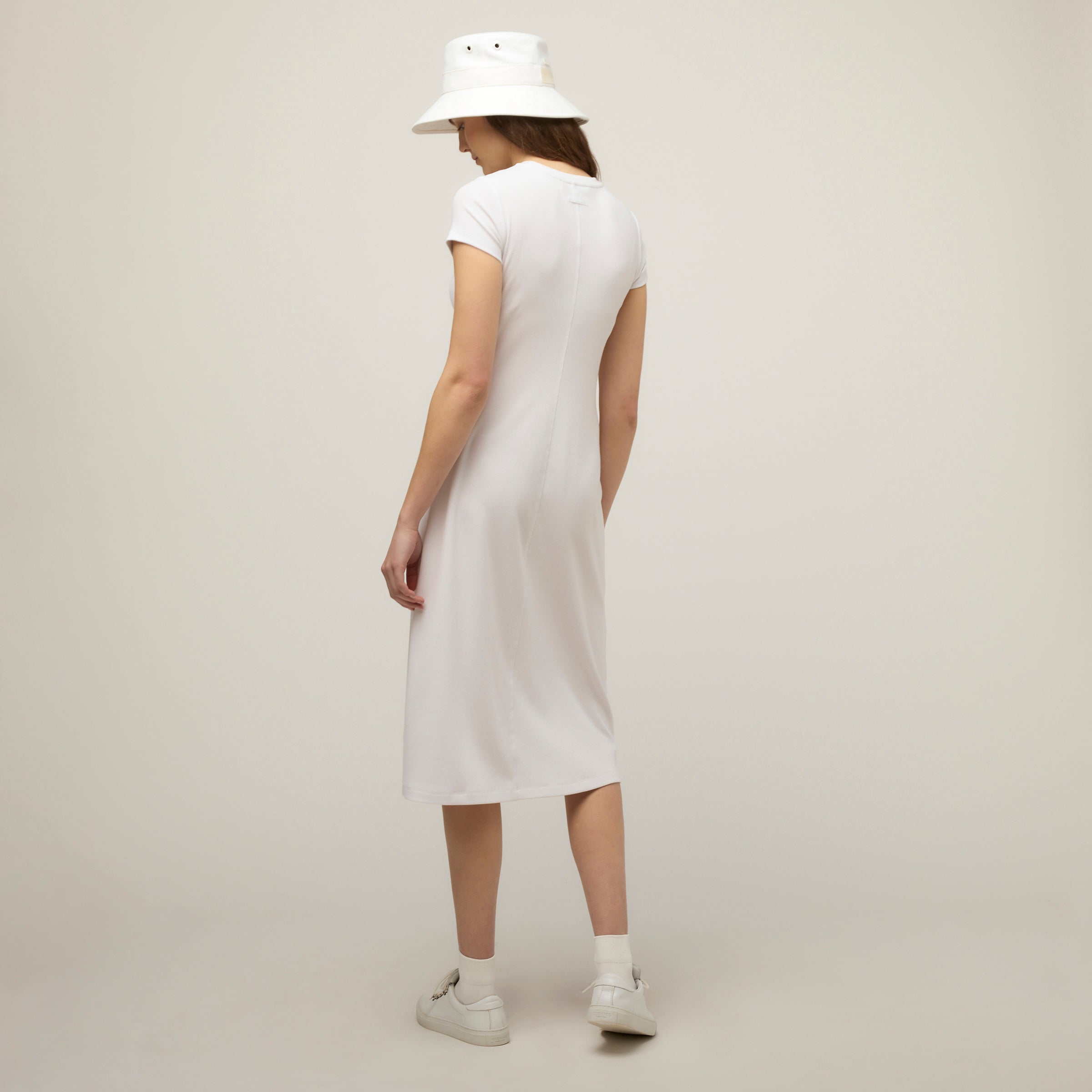 Short Sleeve Rib Tee Dress - Image 22