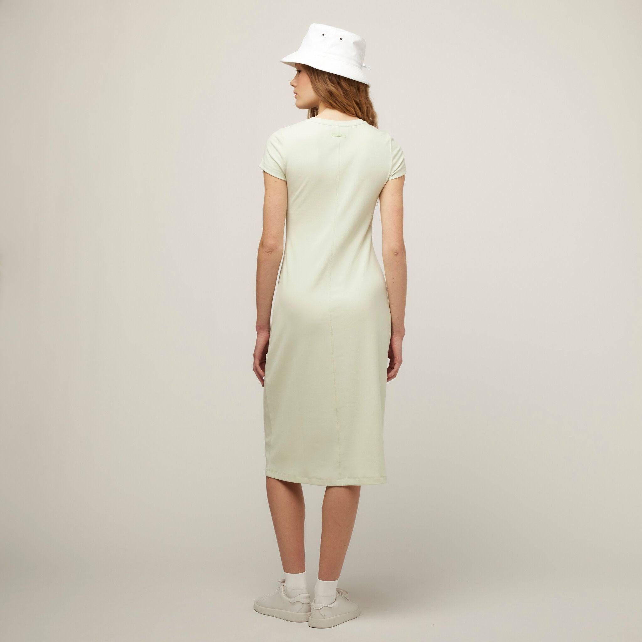 Short Sleeve Rib Tee Dress - Image 9