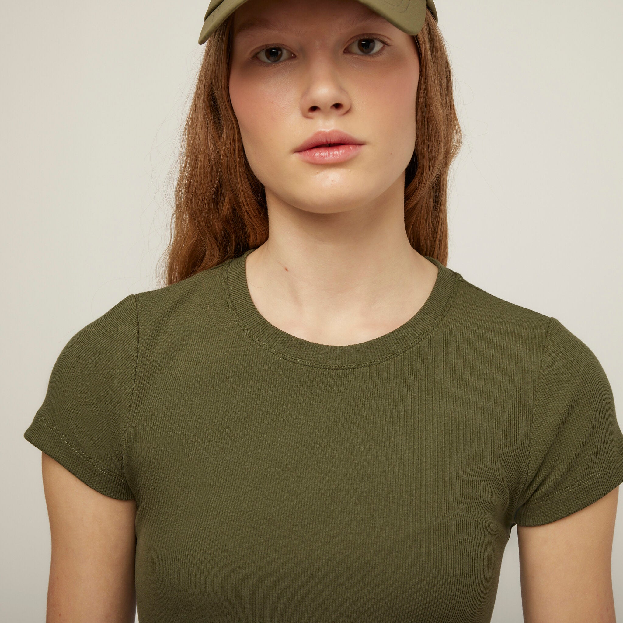 Short Sleeve Rib Tee Dress - Image 4