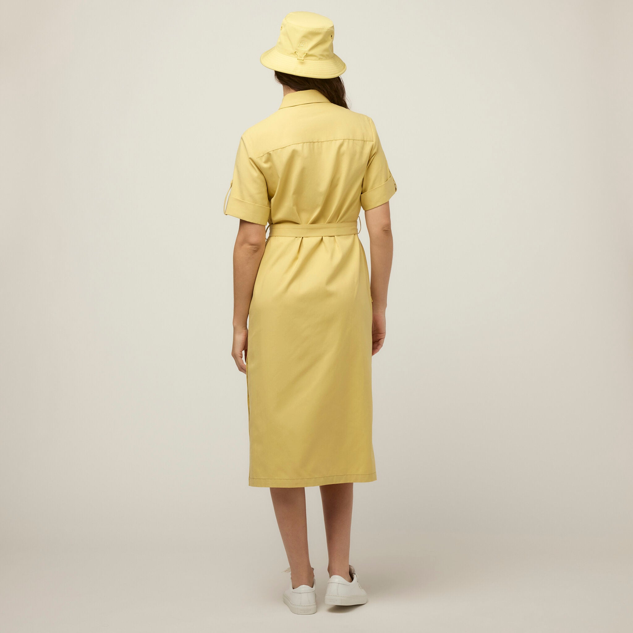 Tencel Cotton Safari Midi Dress - Image 3