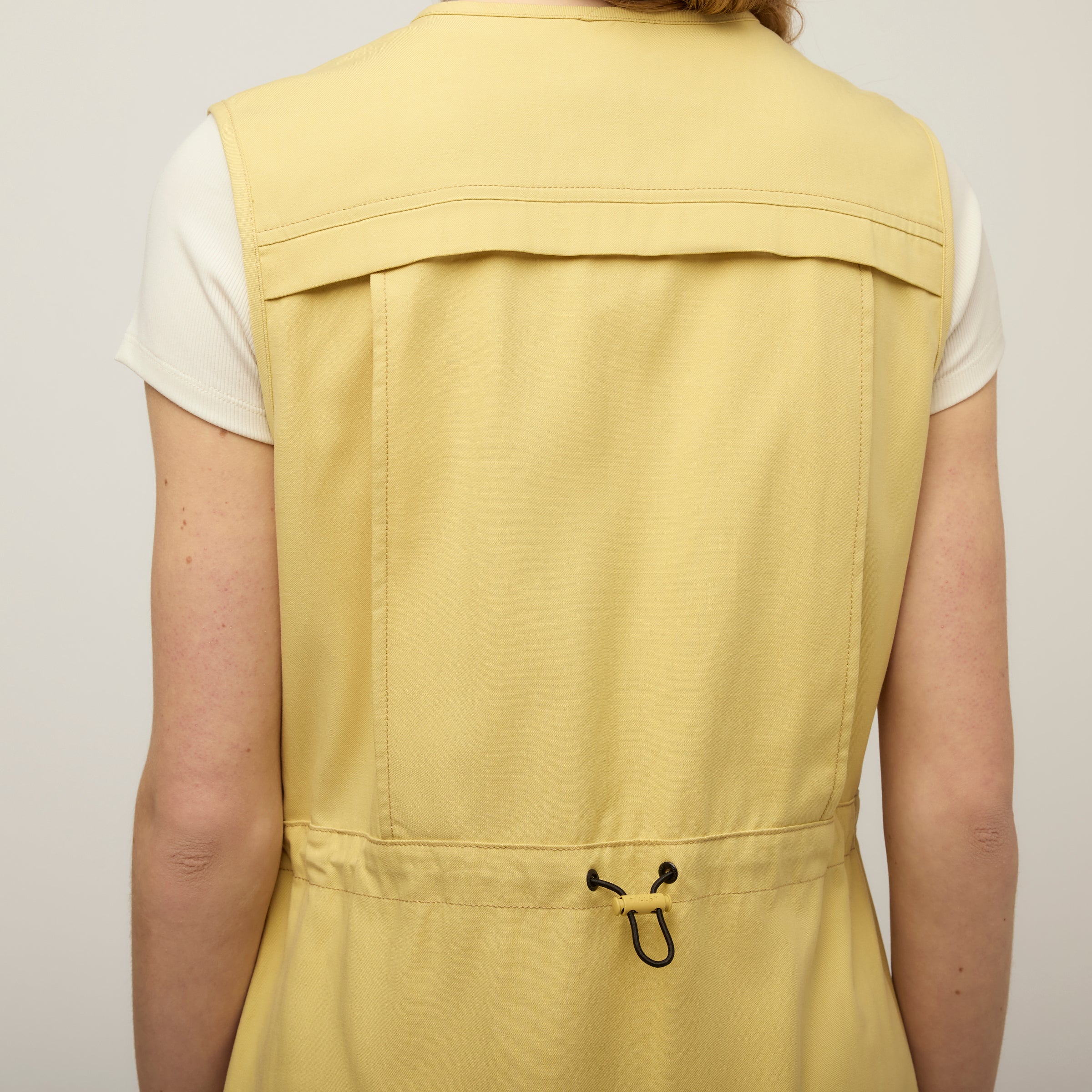 Tencel Cotton Safari Vest Dress - Image 5