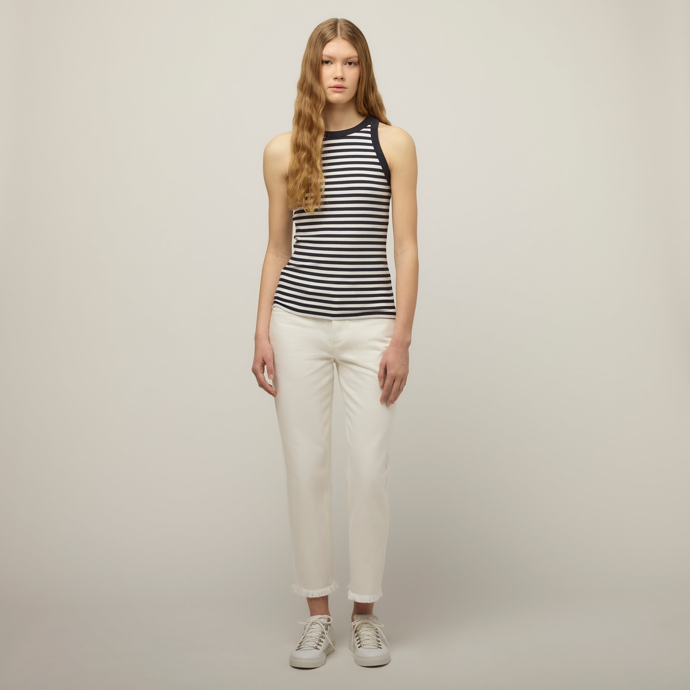 High Neck Rib Tank - Image 52