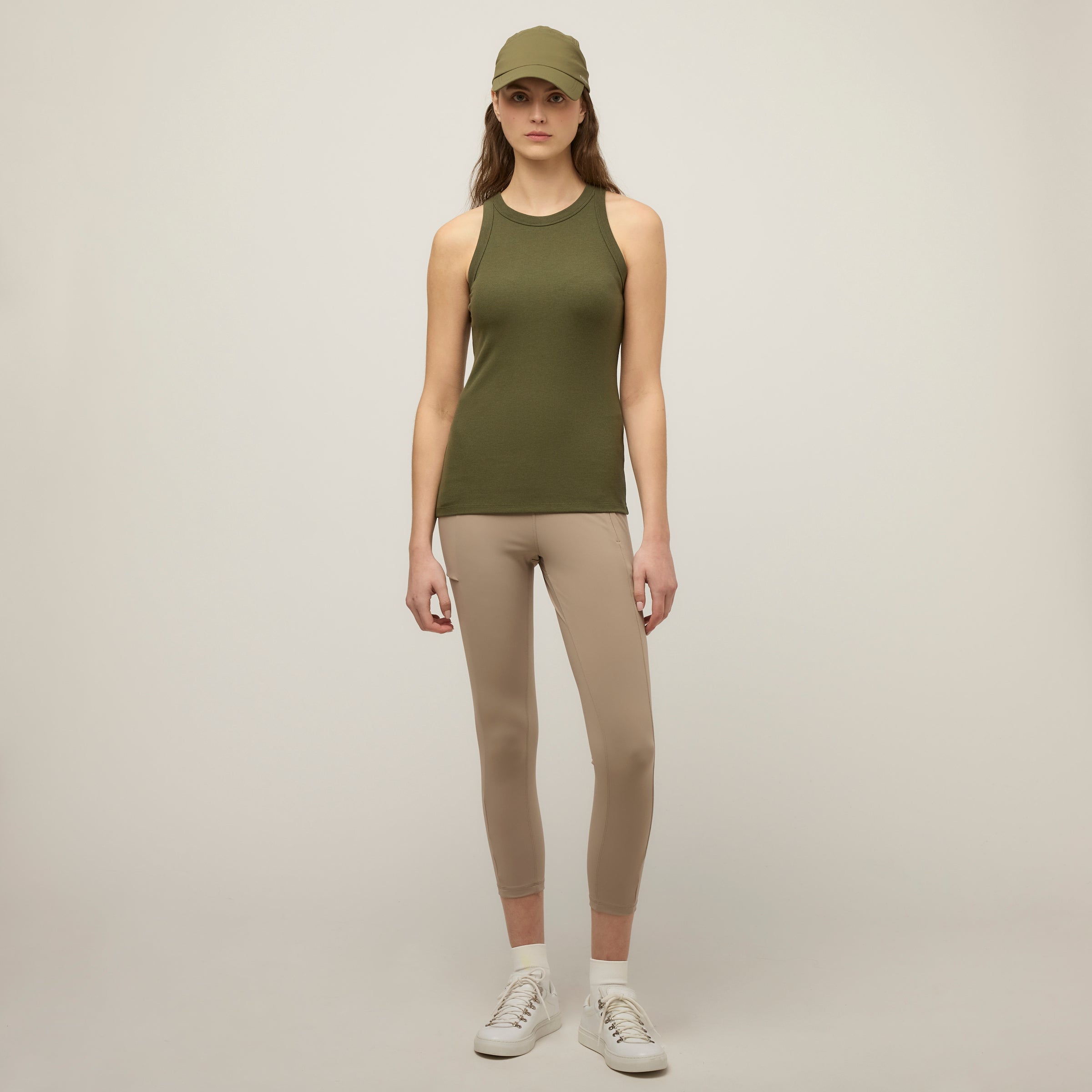 High Neck Rib Tank - Image 59