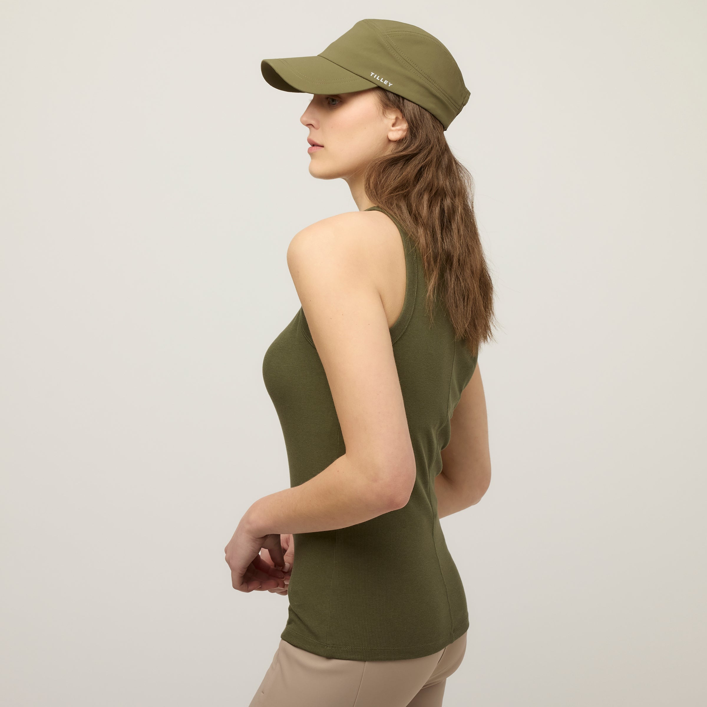 High Neck Rib Tank - Image 54