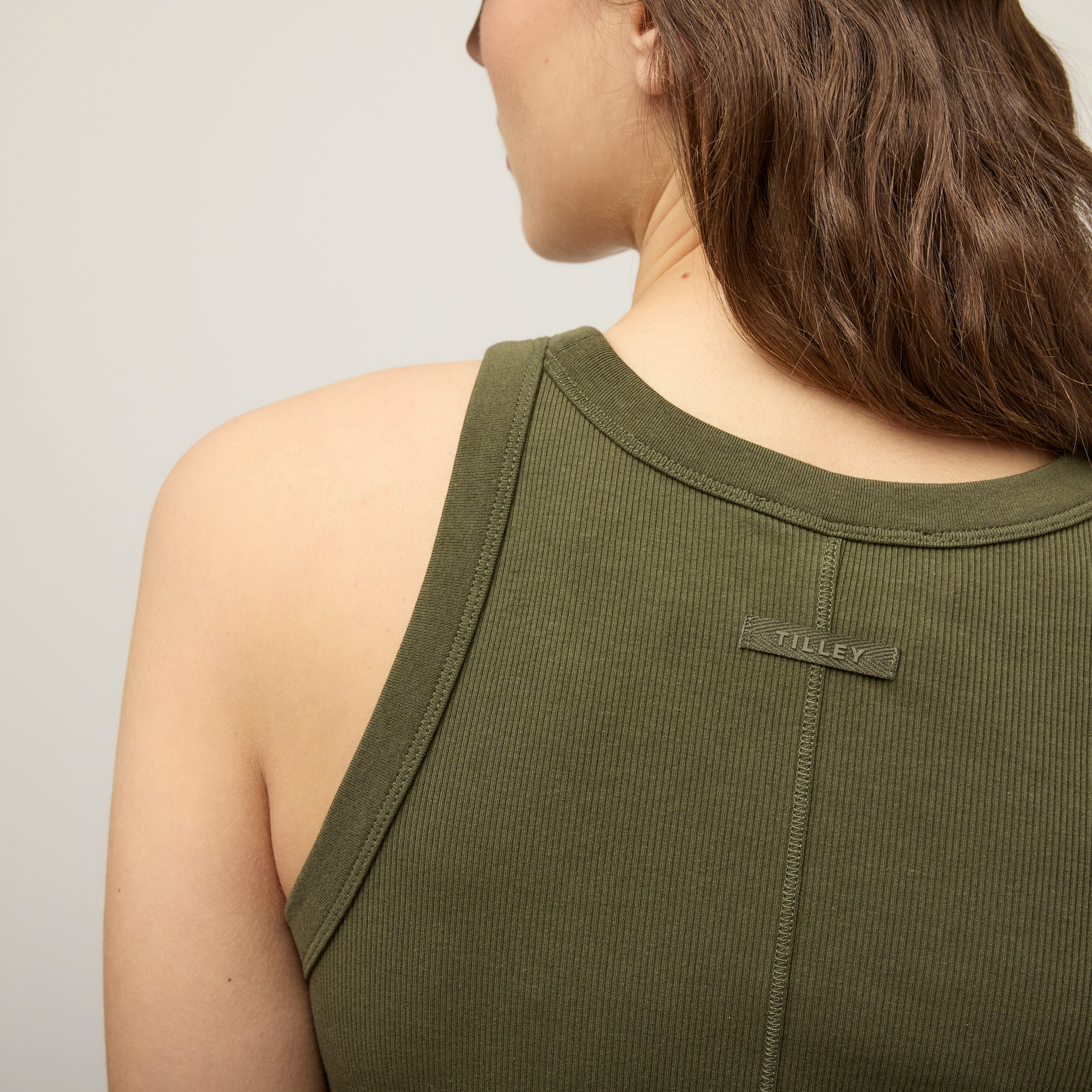 High Neck Rib Tank - Image 58