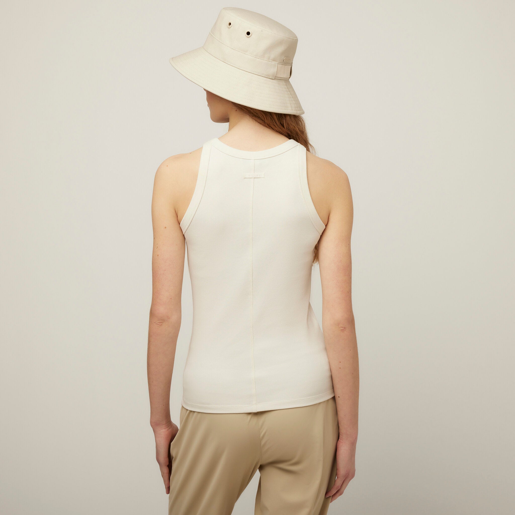 High Neck Rib Tank - Image 2