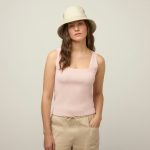 Square Neck Rib Shell