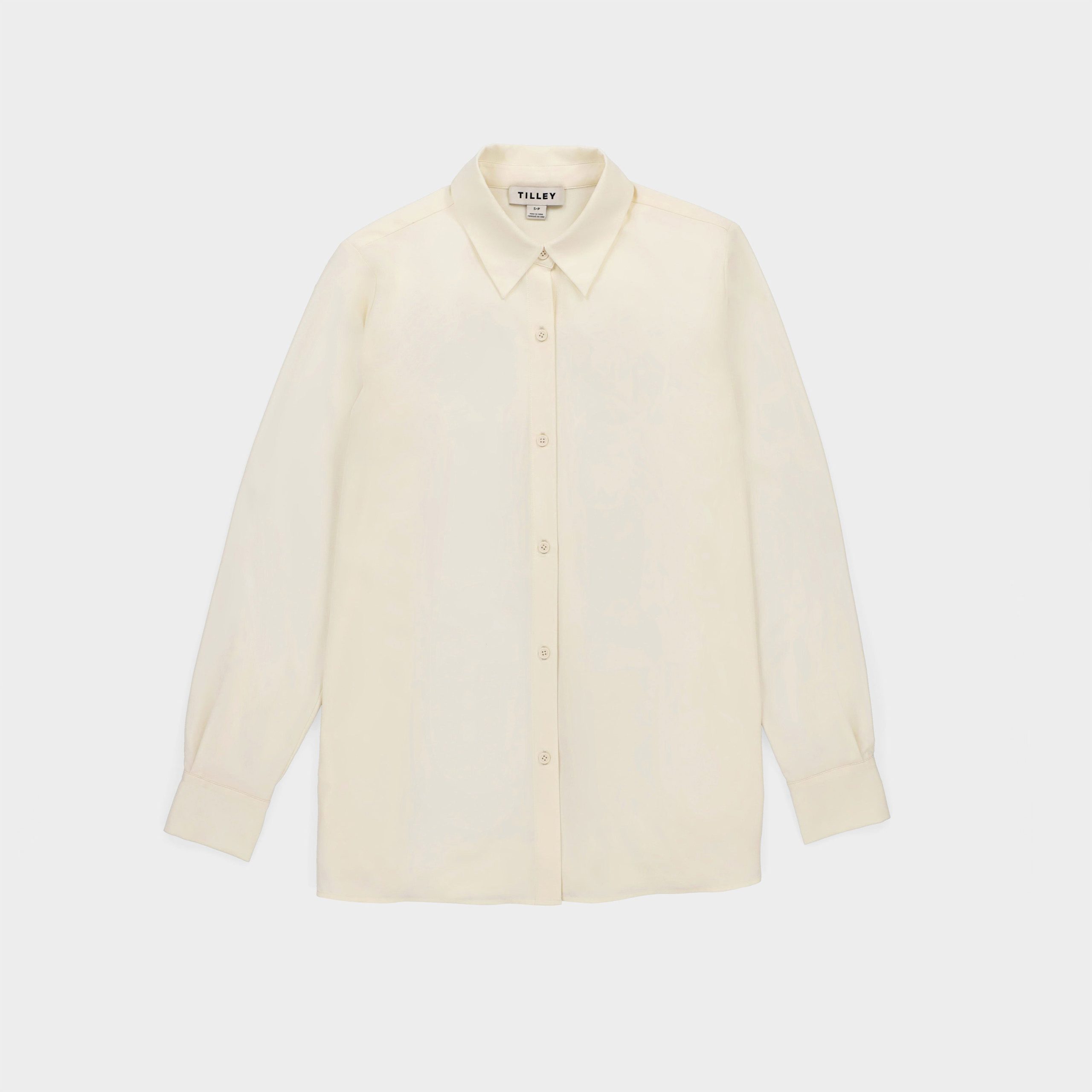 Tech Slk Long Sleeve Button Top - Image 7