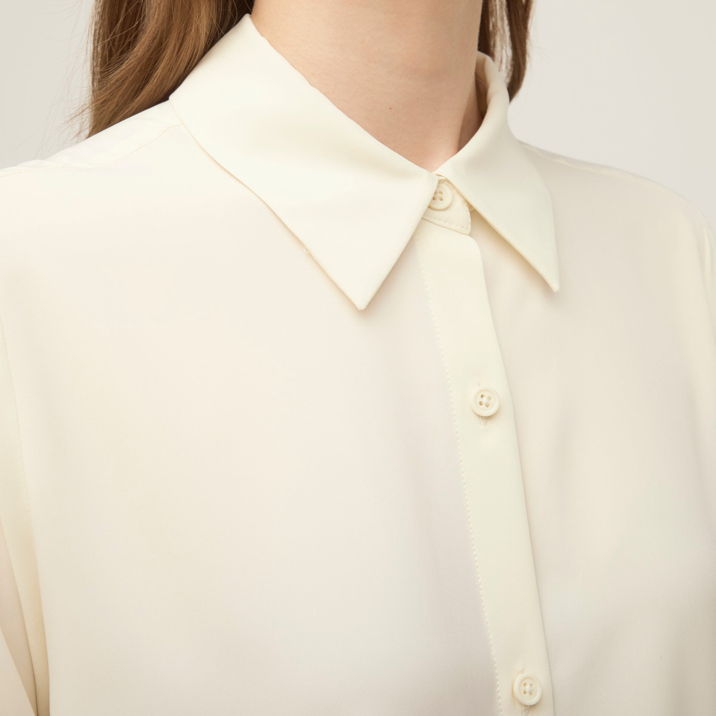 Tech Slk Long Sleeve Button Top - Image 4