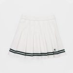 Ribbon Pleated Skirt